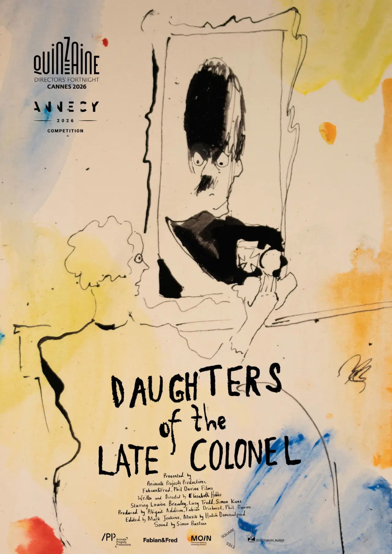 Plakat filmowy "Daughters of the Late Colonel"