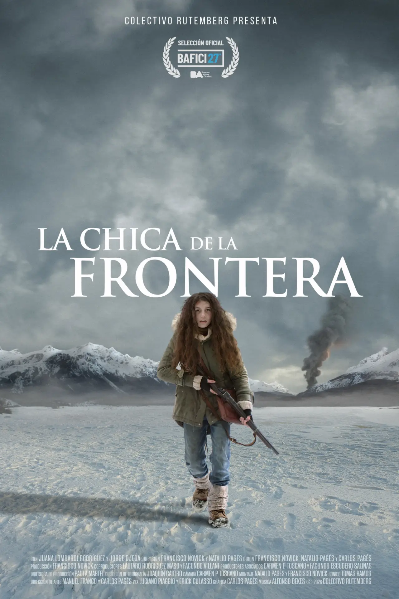 Plakat filmowy "La chica de la frontera"
