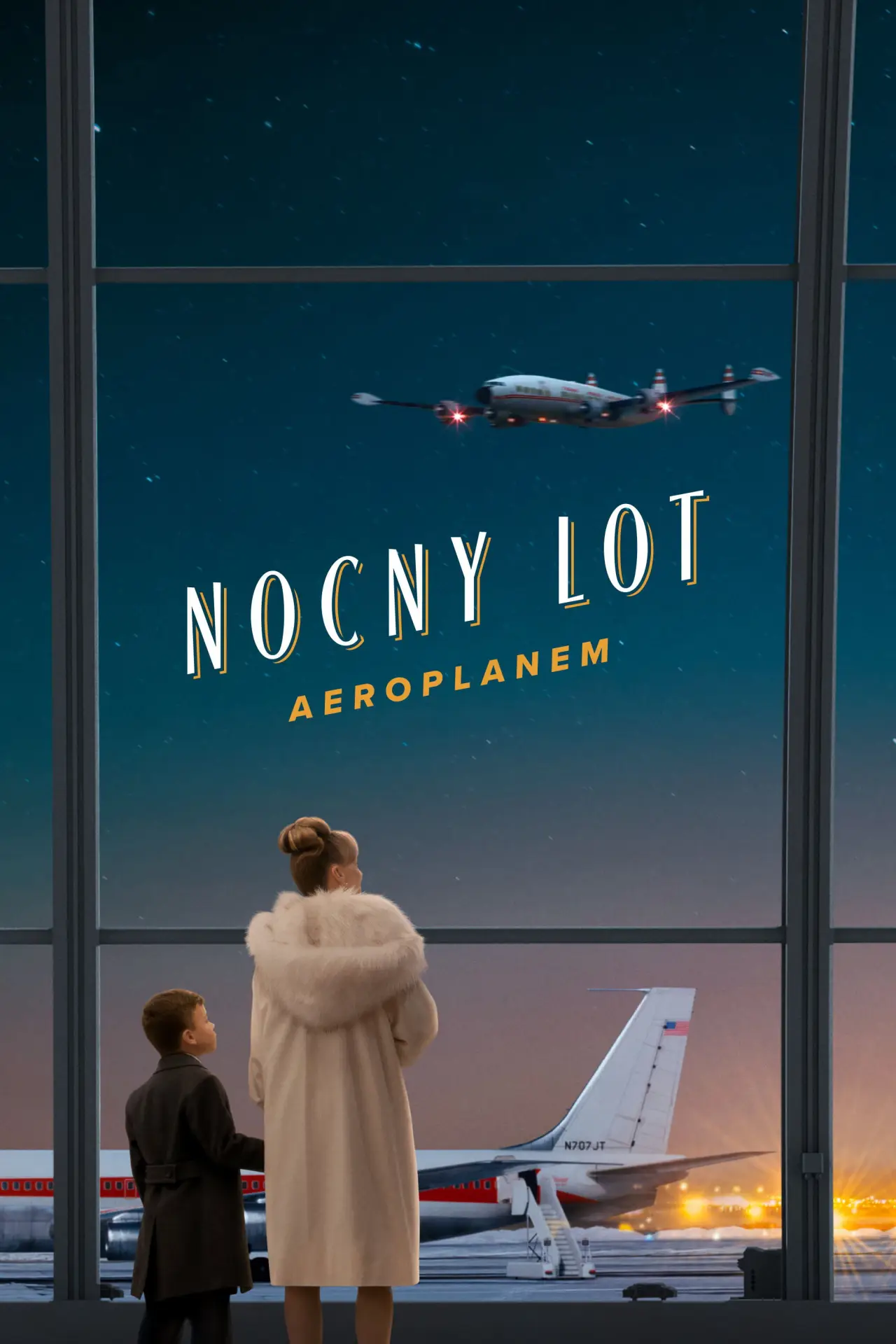 Plakat filmowy "Propeller One-Way Night Coach"
