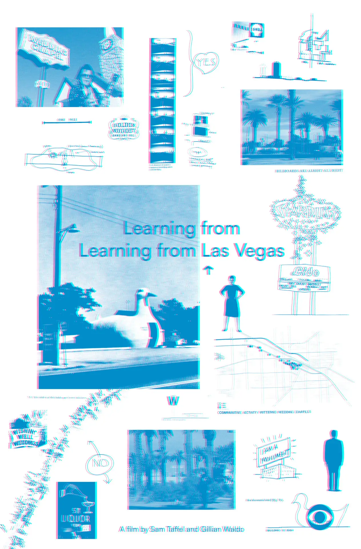 Plakat filmowy "Learning from Learning from Las Vegas"