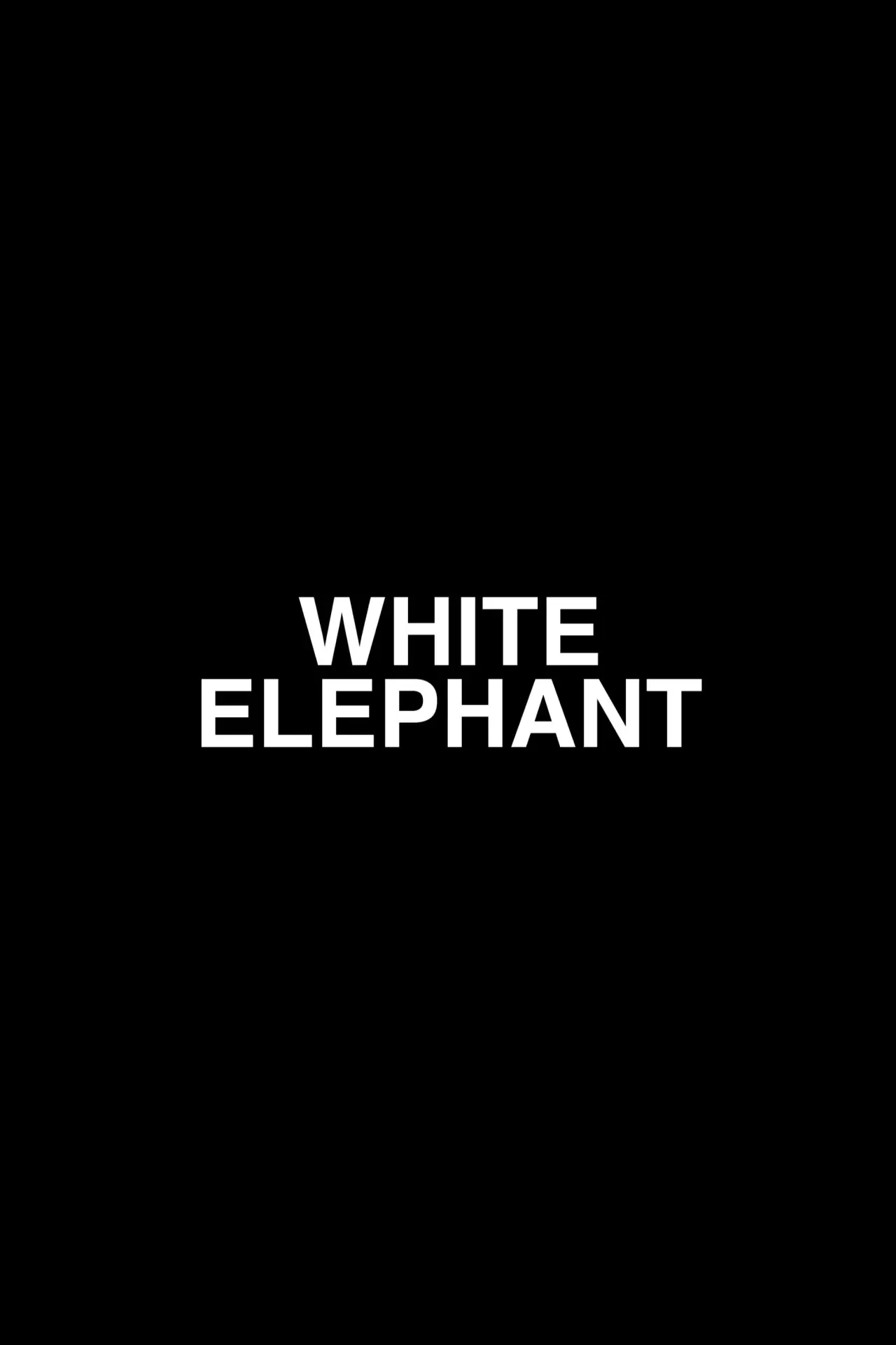 Plakat filmowy "White Elephant"