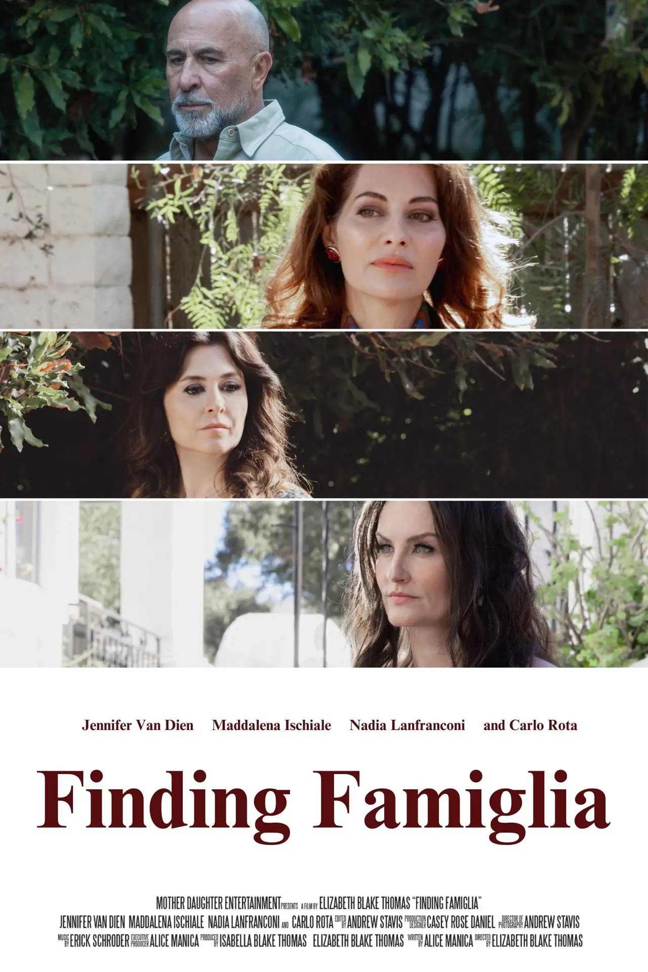 Plakat filmowy "Finding Famiglia"