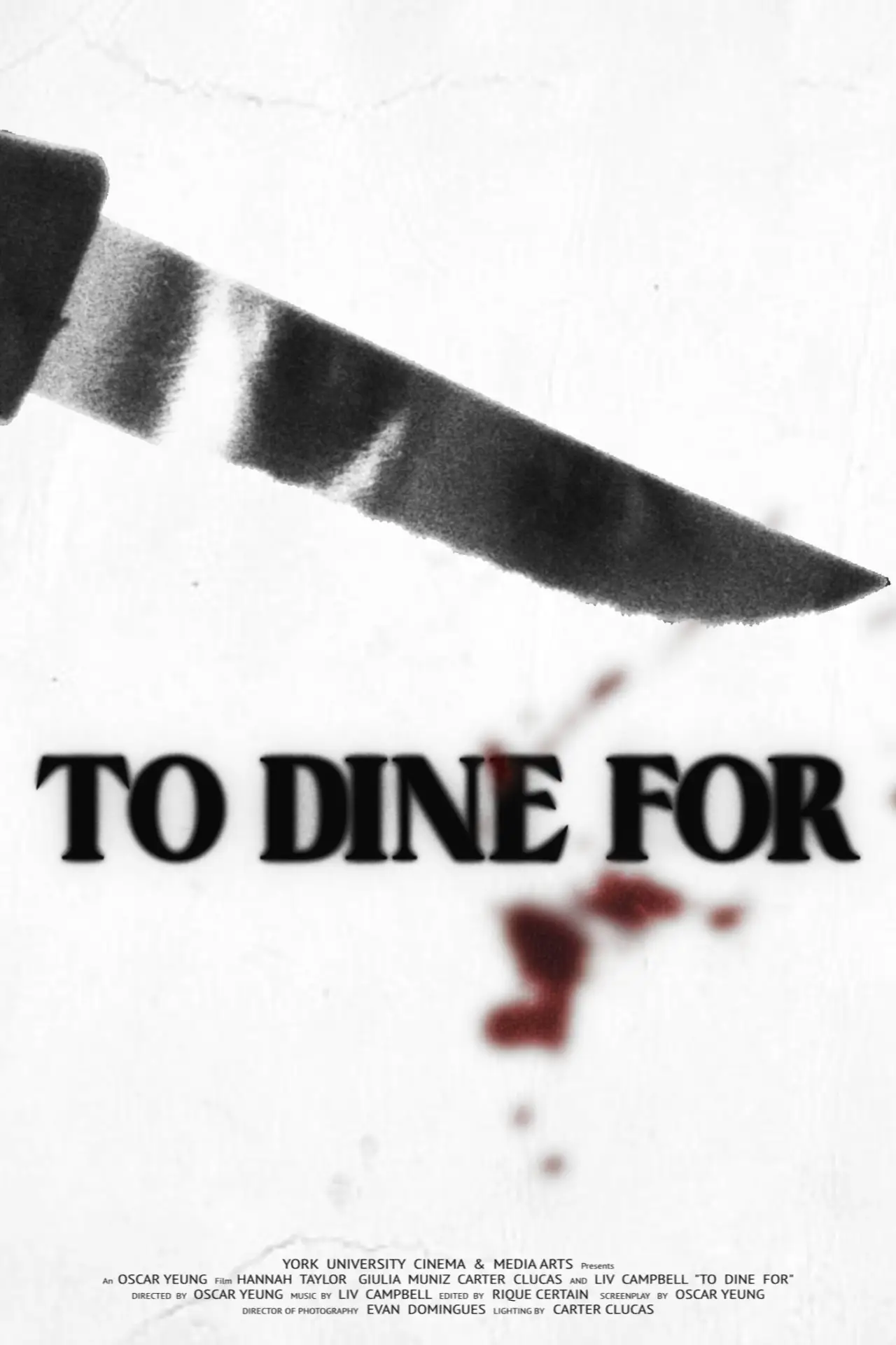 Plakat filmowy "To Dine For"