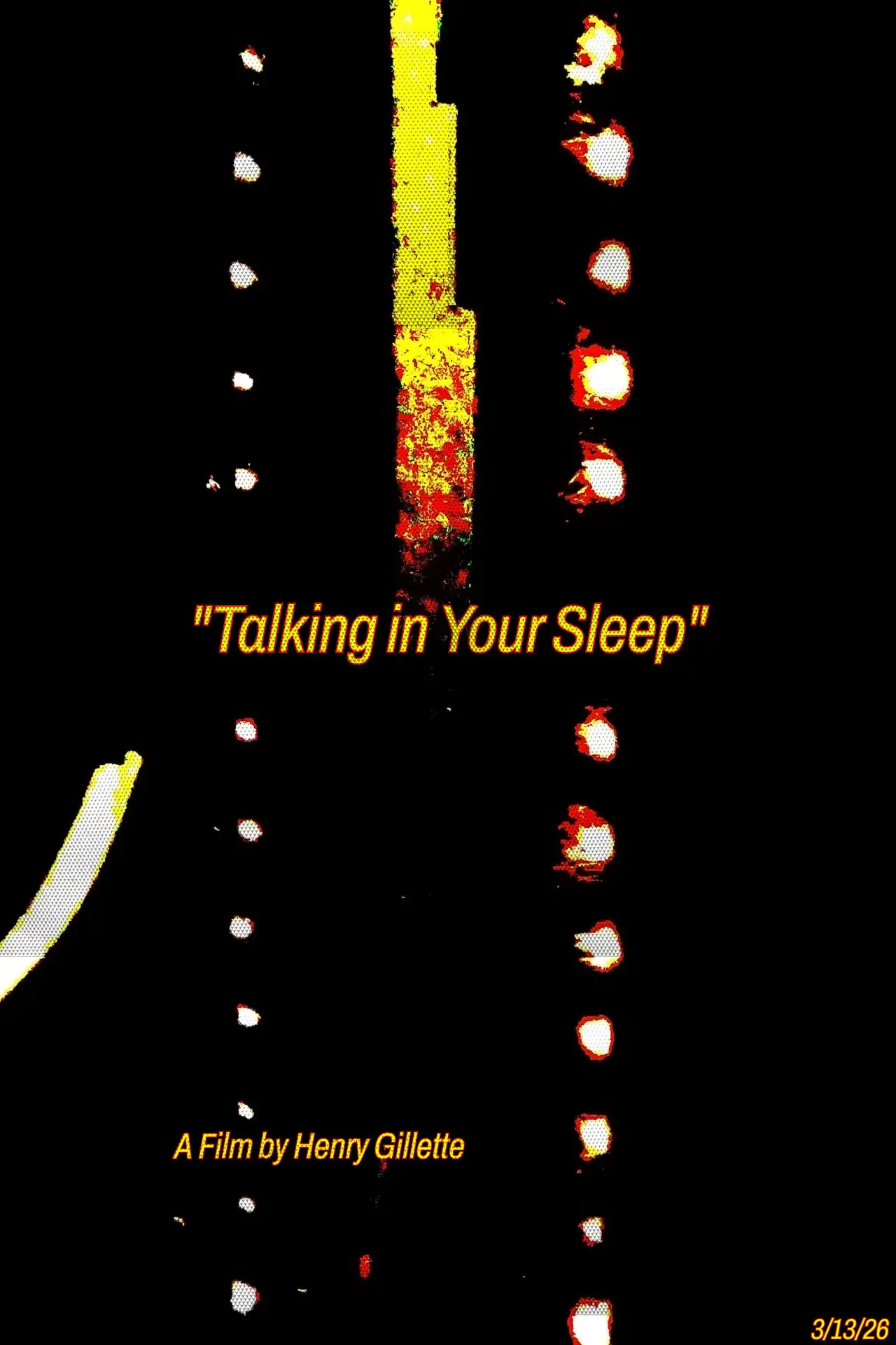 Plakat filmowy "Talking in Your Sleep"