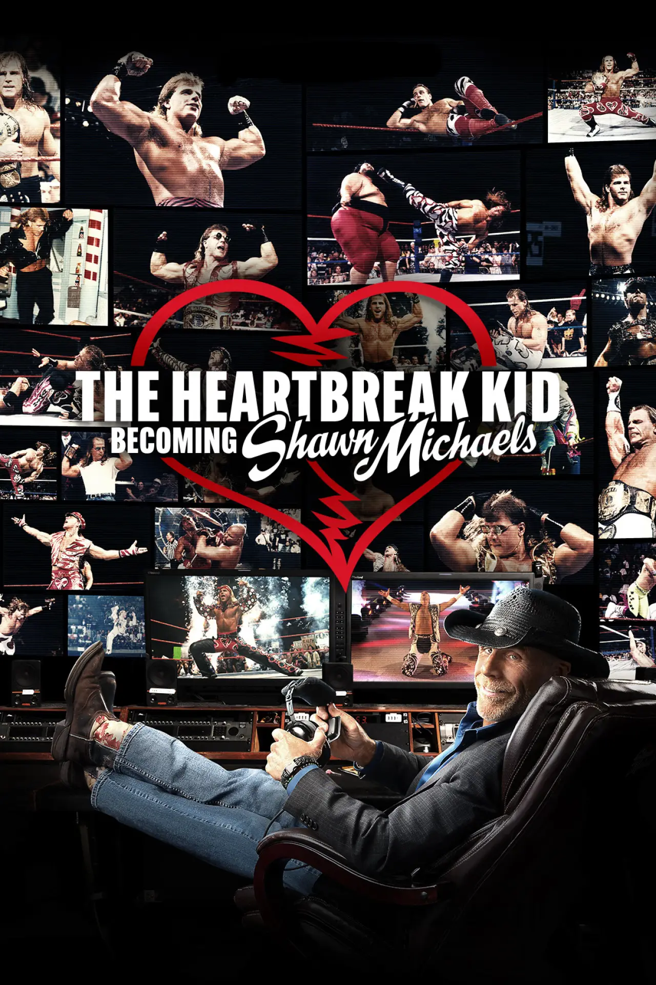 Plakat filmowy "The Heartbreak Kid: Becoming Shawn Michaels"