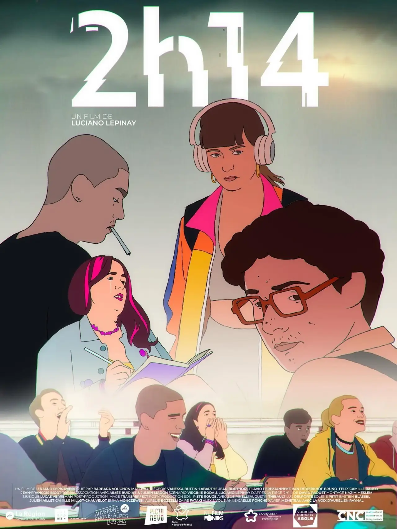 Plakat filmowy "2h14"