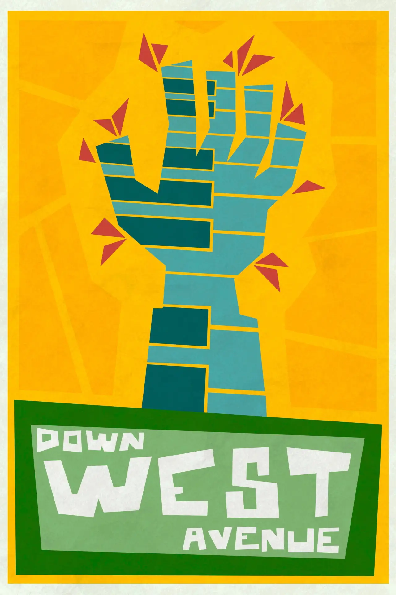 Plakat filmowy "Down West Avenue"