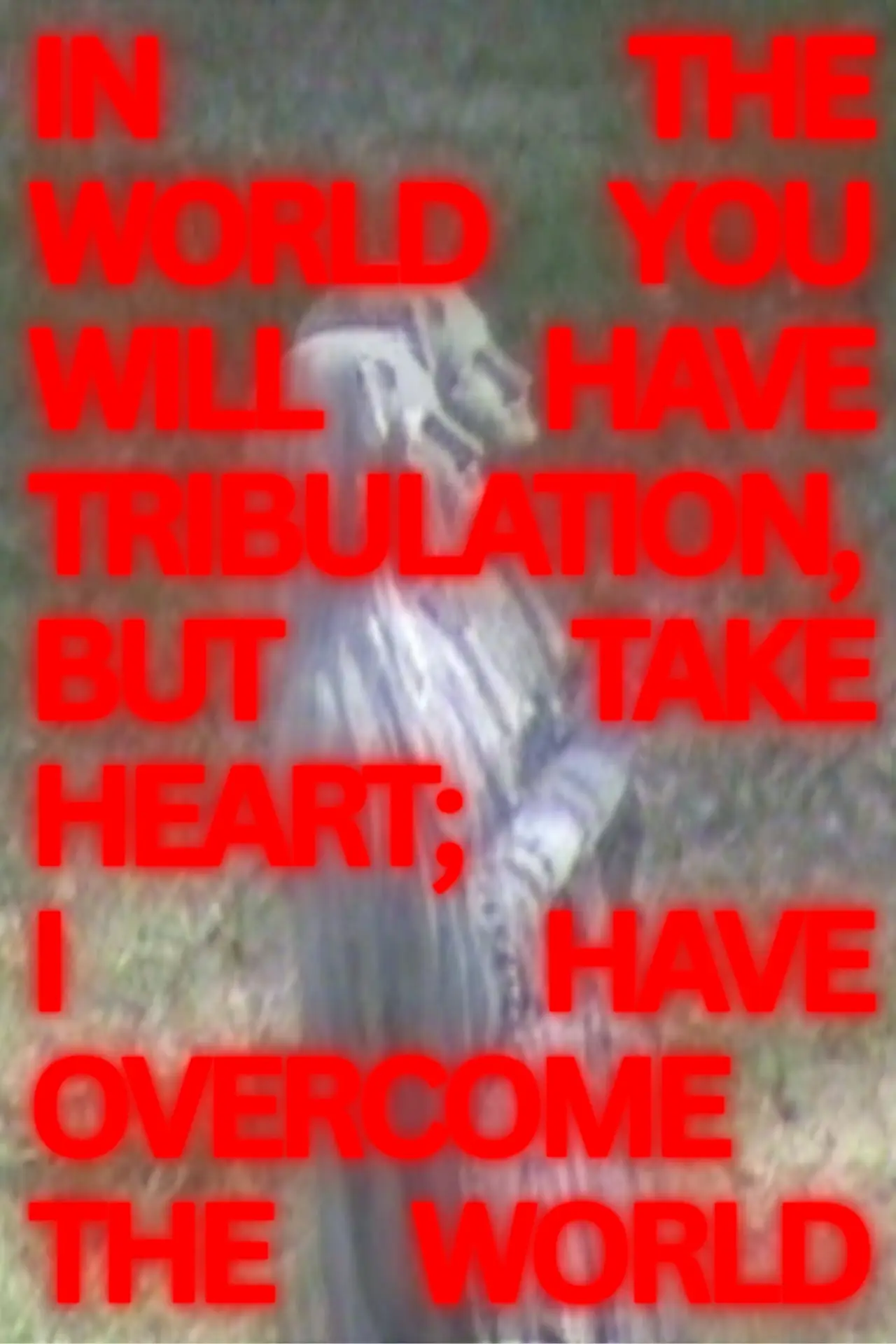 Plakat filmowy "In The World You Will Have Tribulation, But Take Heart; I Have Overcome The World (Short)"