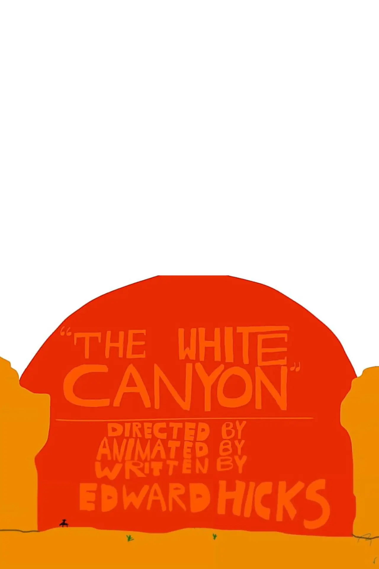 Plakat filmowy "The White Canyon"