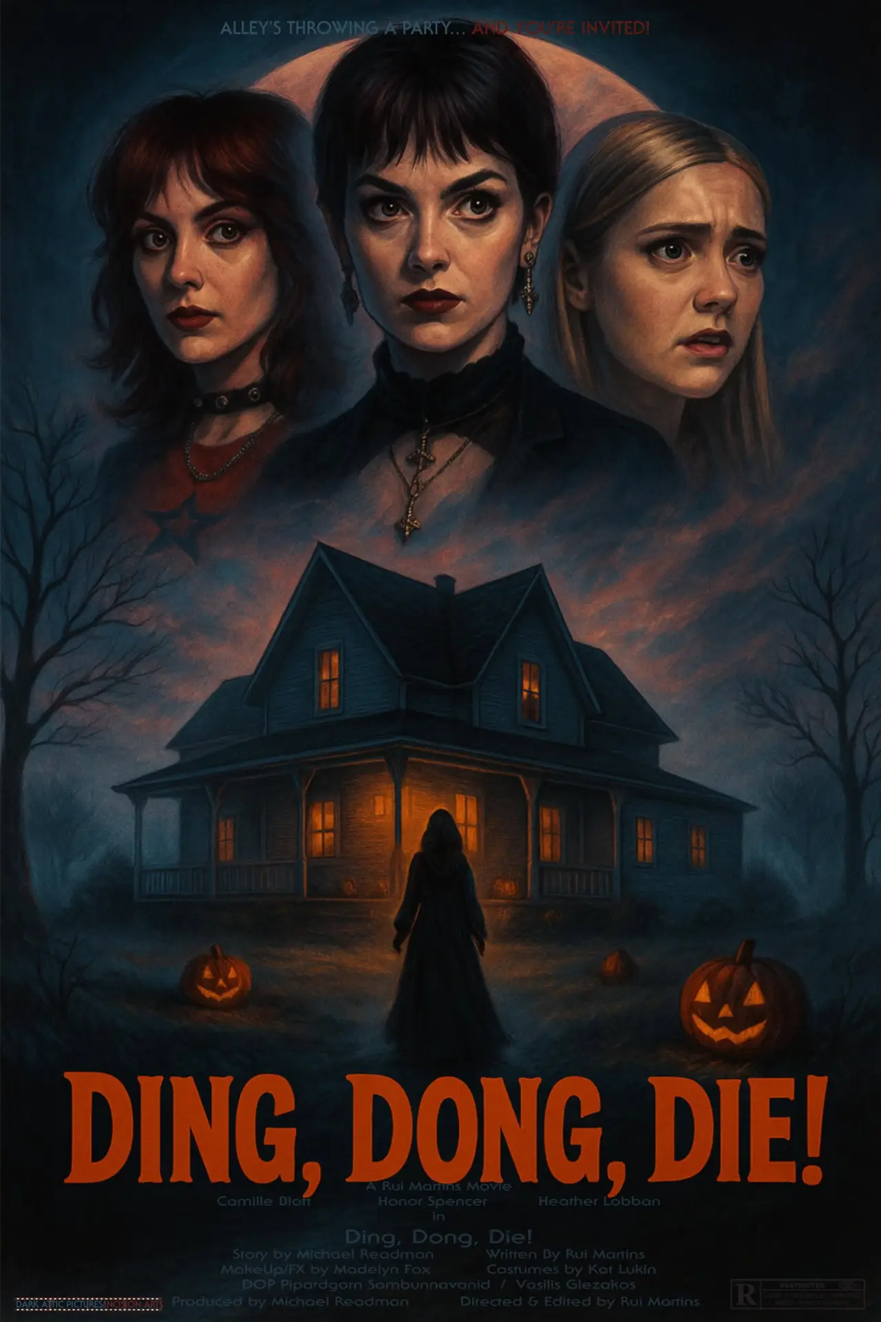Plakat filmowy "Ding, Dong, Die!"