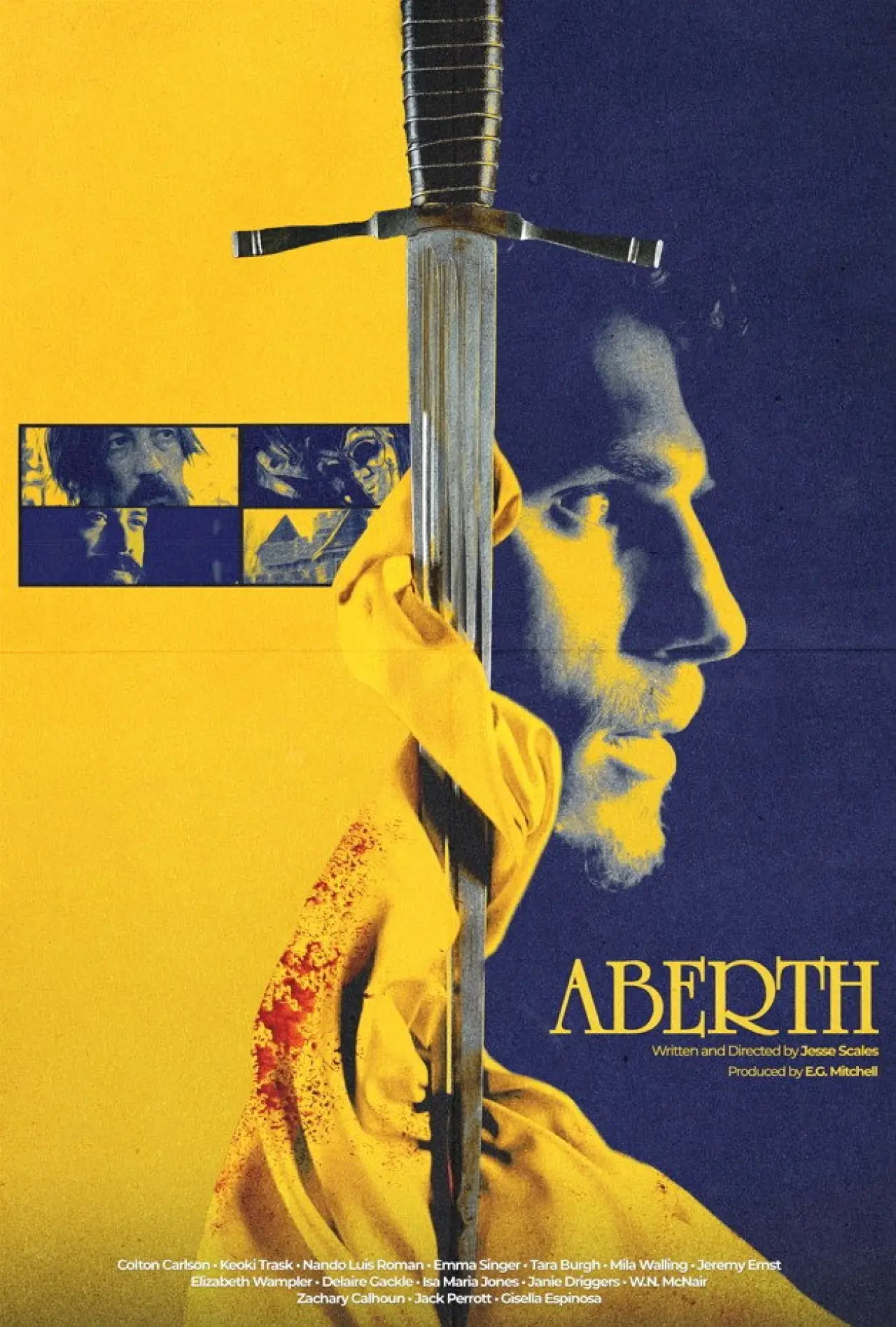 Plakat filmowy "Aberth"