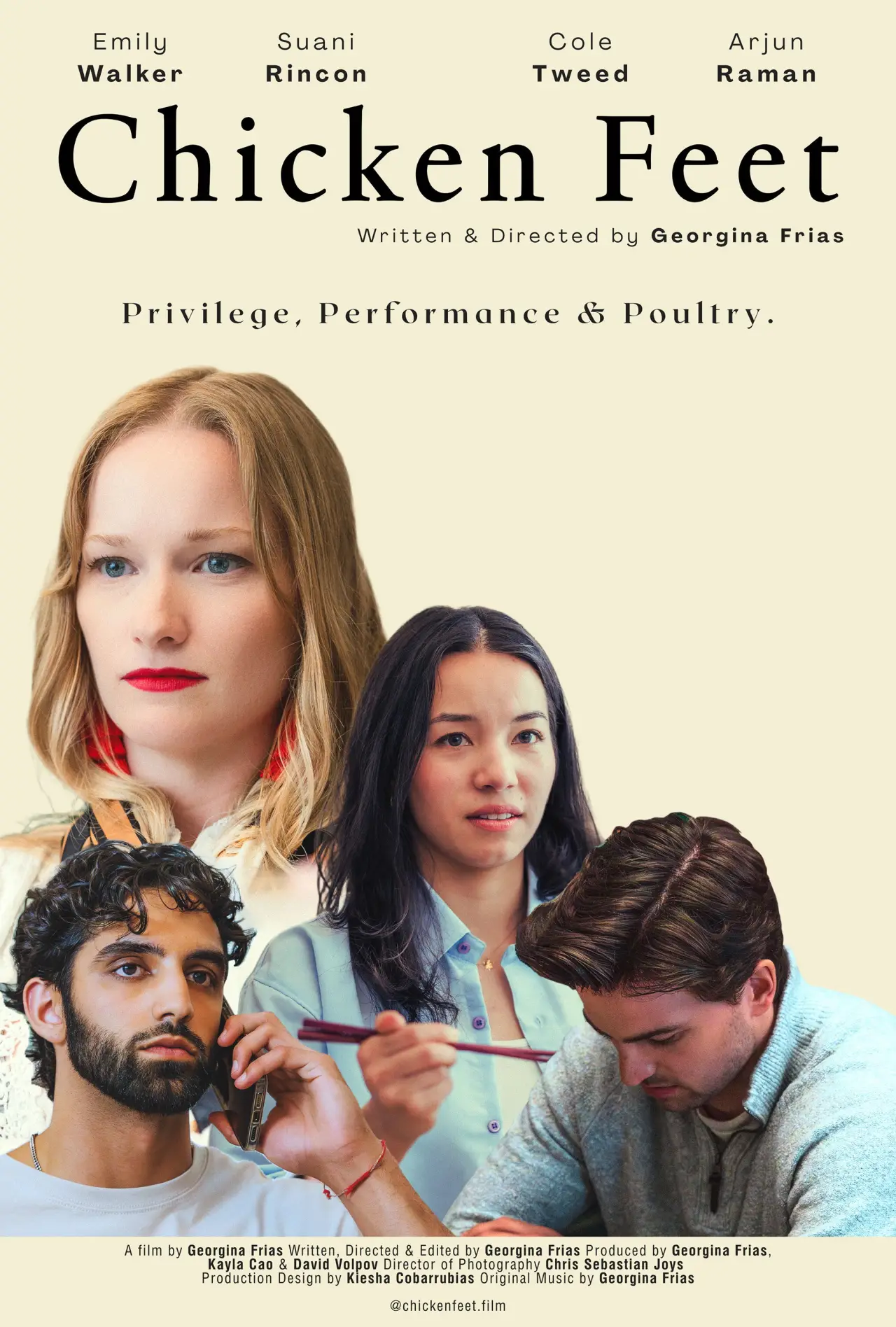 Plakat filmowy "Chicken Feet"