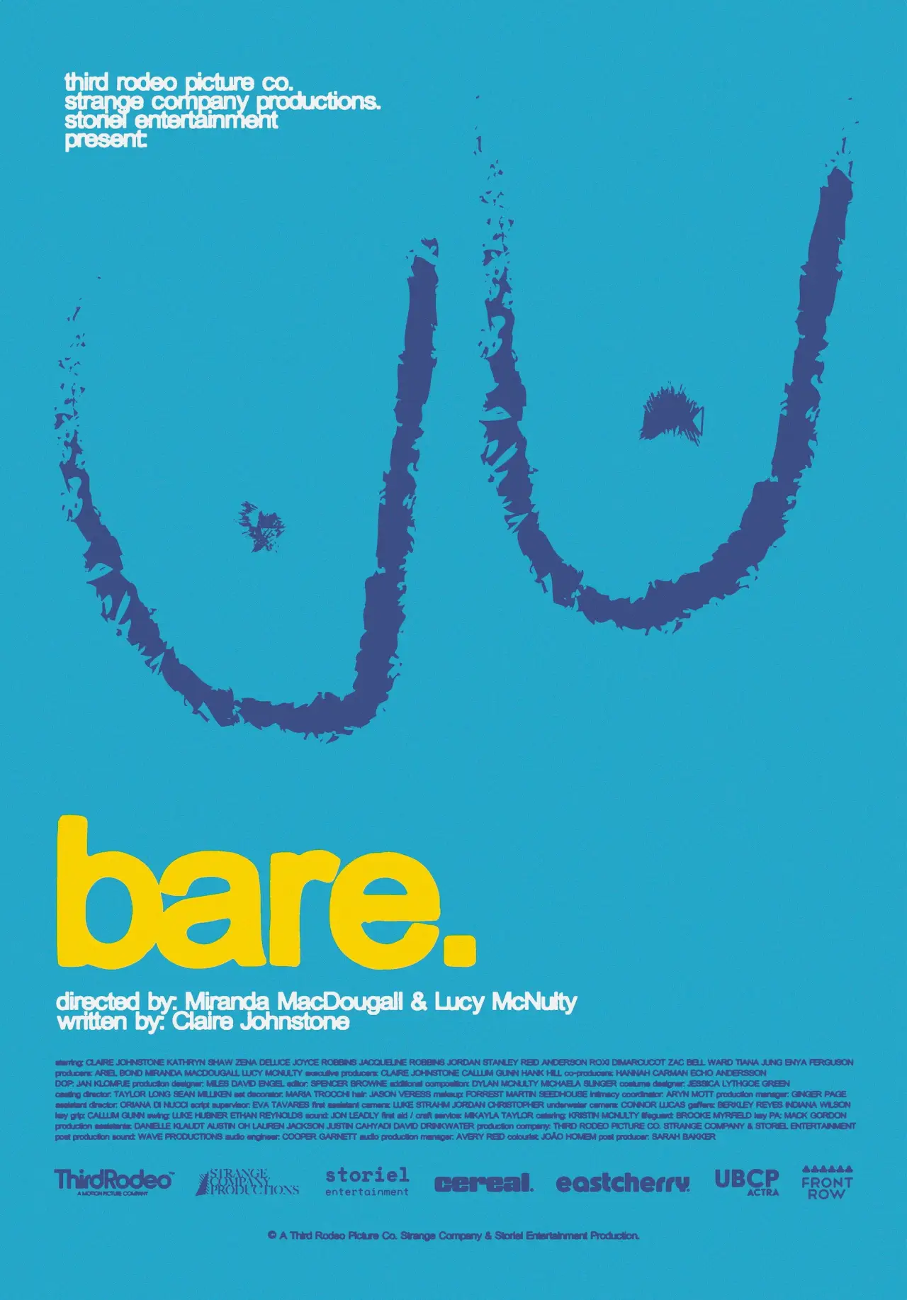 Plakat filmowy "Bare"