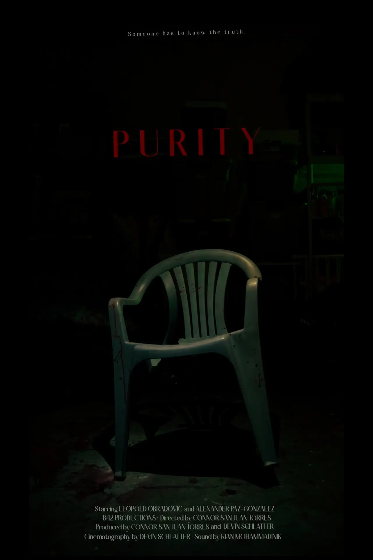 Plakat filmowy "Purity"