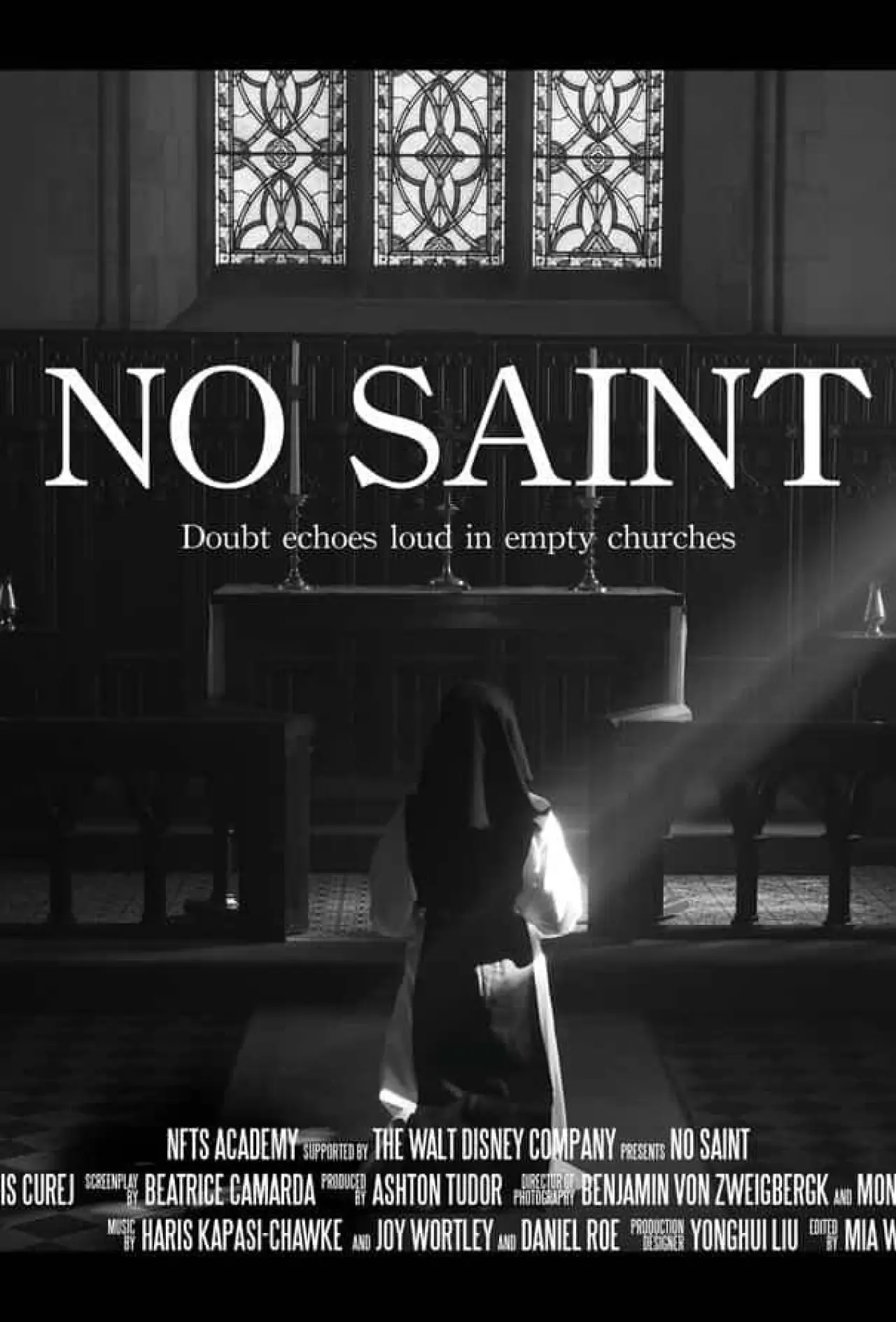 Plakat filmowy "No Saint"