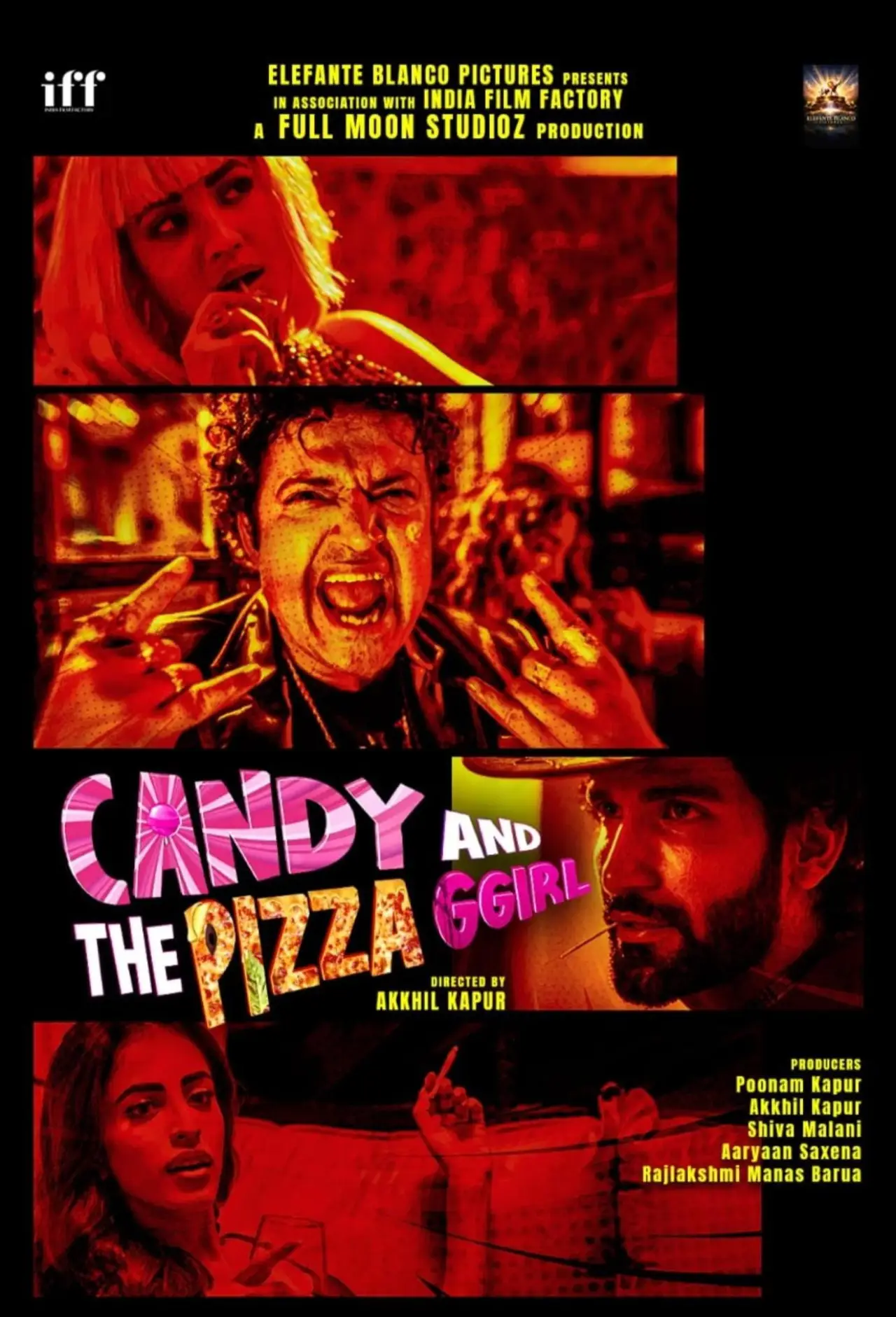 Plakat filmowy "Candy and the Pizza Ggirl"