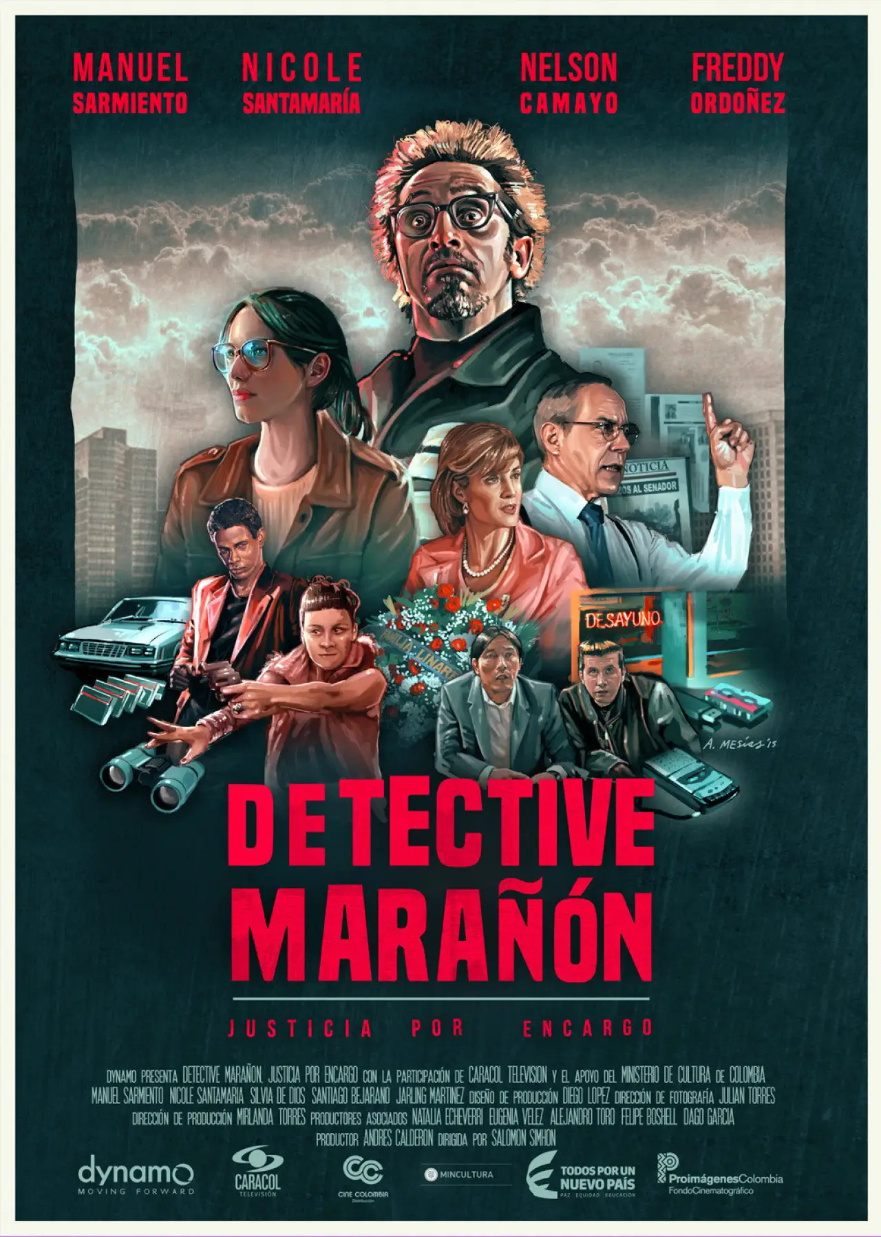 Plakat filmowy "Detective Marañón"