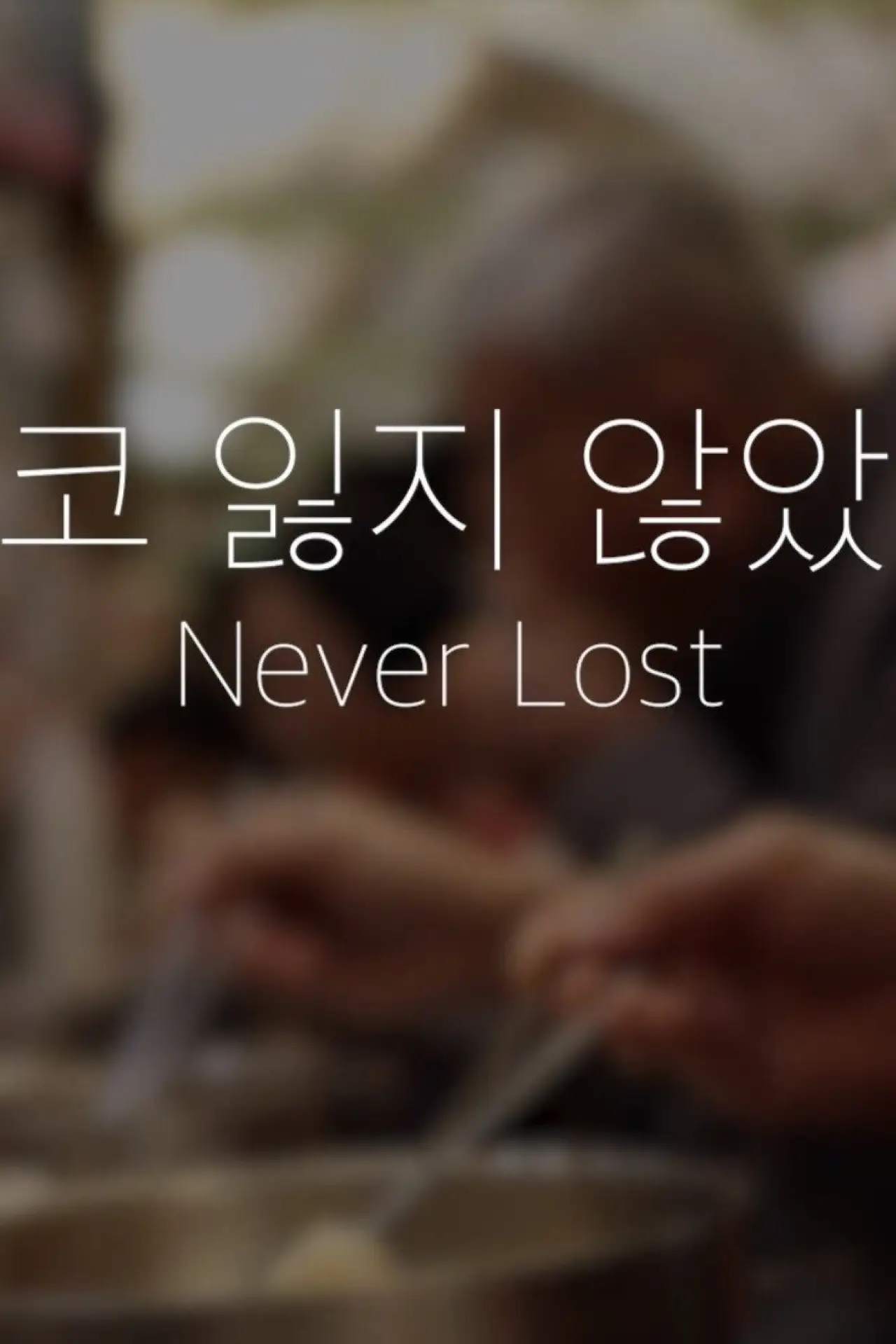 Plakat filmowy "Never Lost (결코 잃지 않았다)"