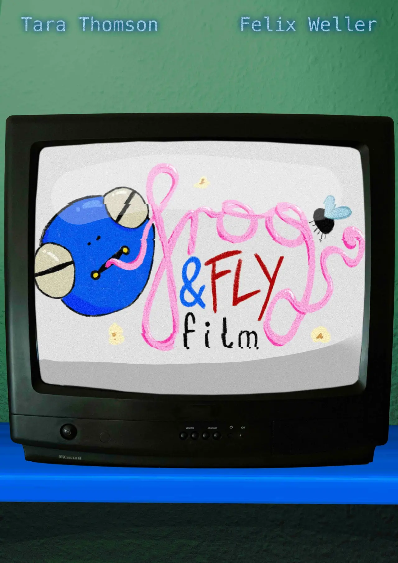 Plakat filmowy "Frog and Fly Film"