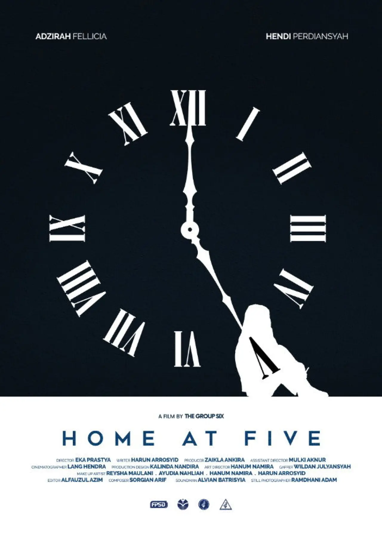 Plakat filmowy "HOME AT FIVE"