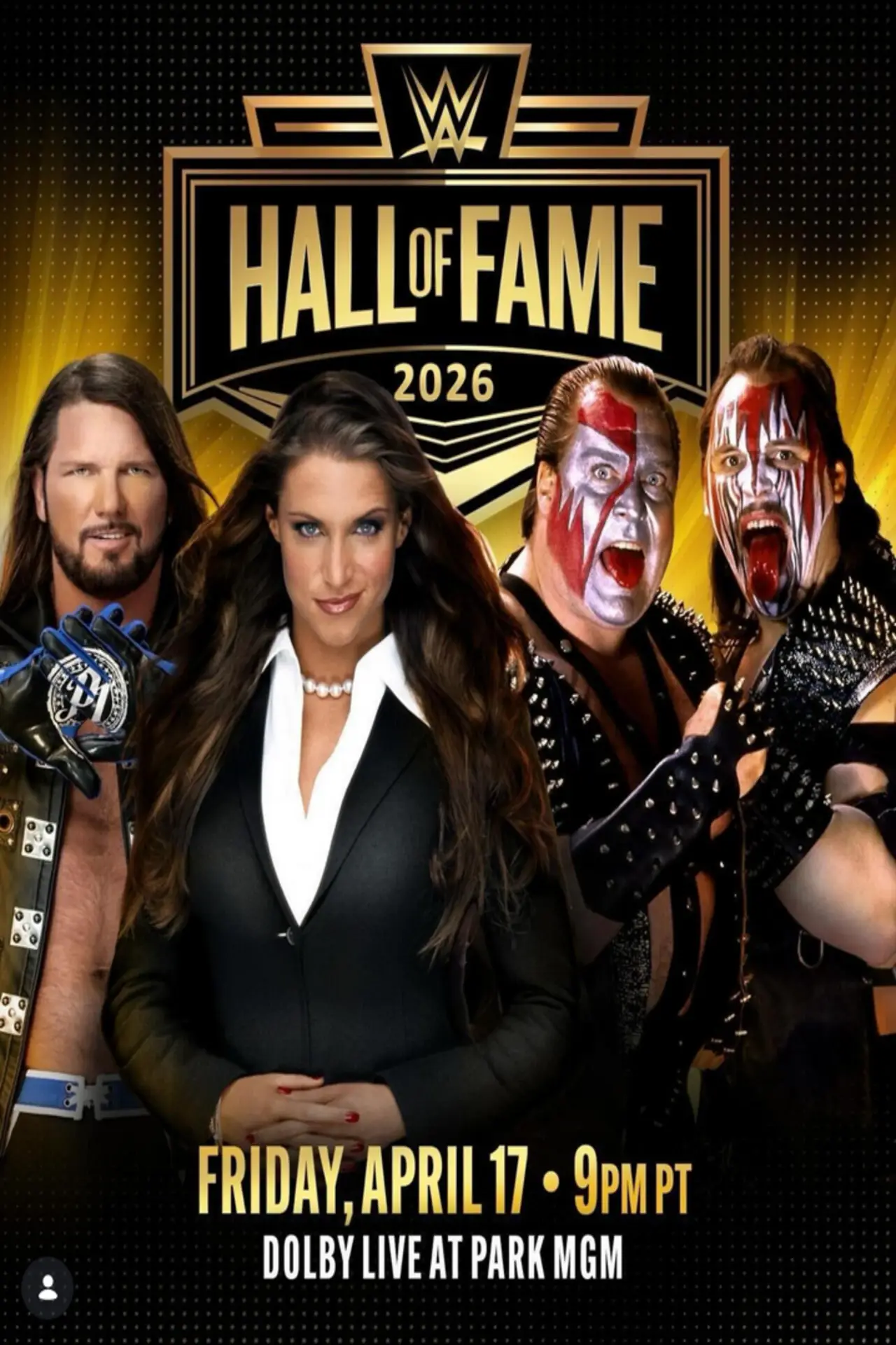 Plakat filmowy "WWE Hall Of Fame 2026"
