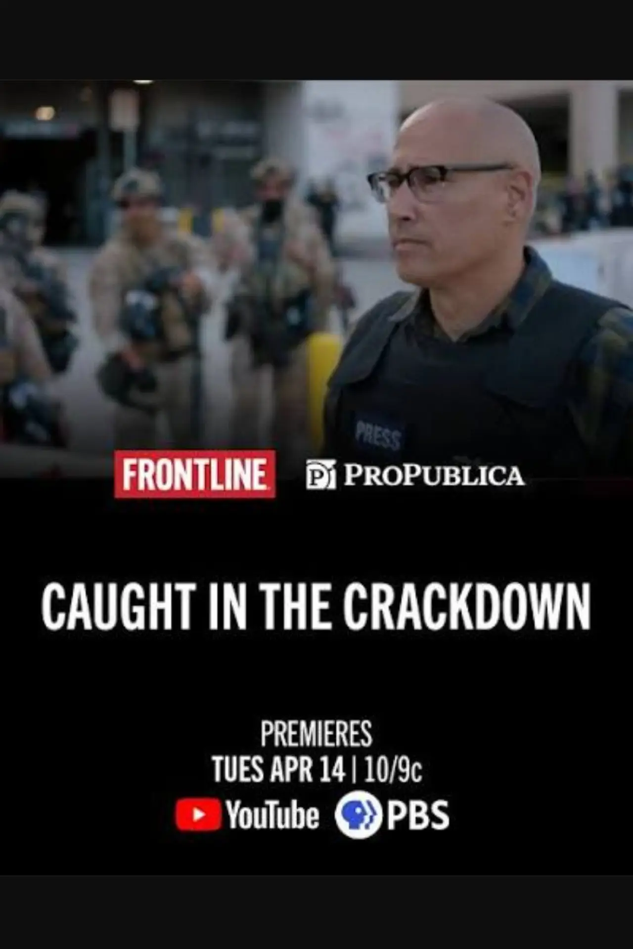 Plakat filmowy "Caught in the Crackdown"