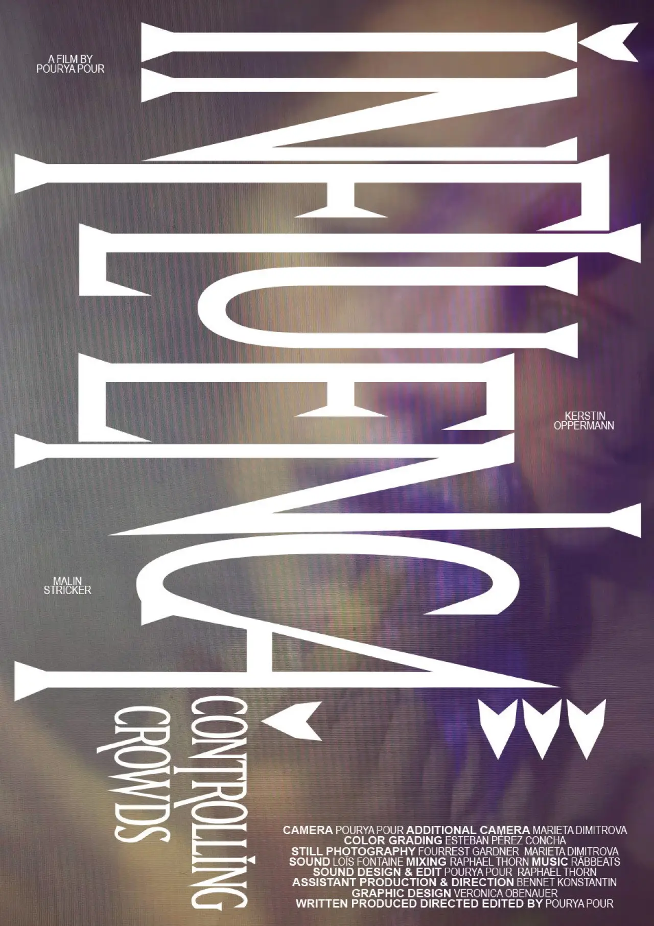 Plakat filmowy "Influenca: Controlling Crowds"