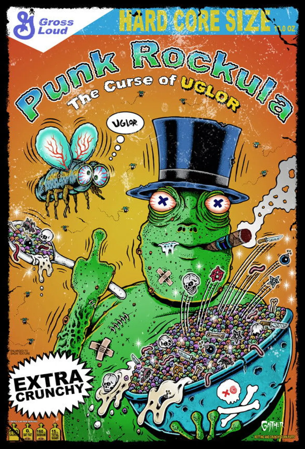 Plakat filmowy "Punk Rockula The Curse of UGLOR"