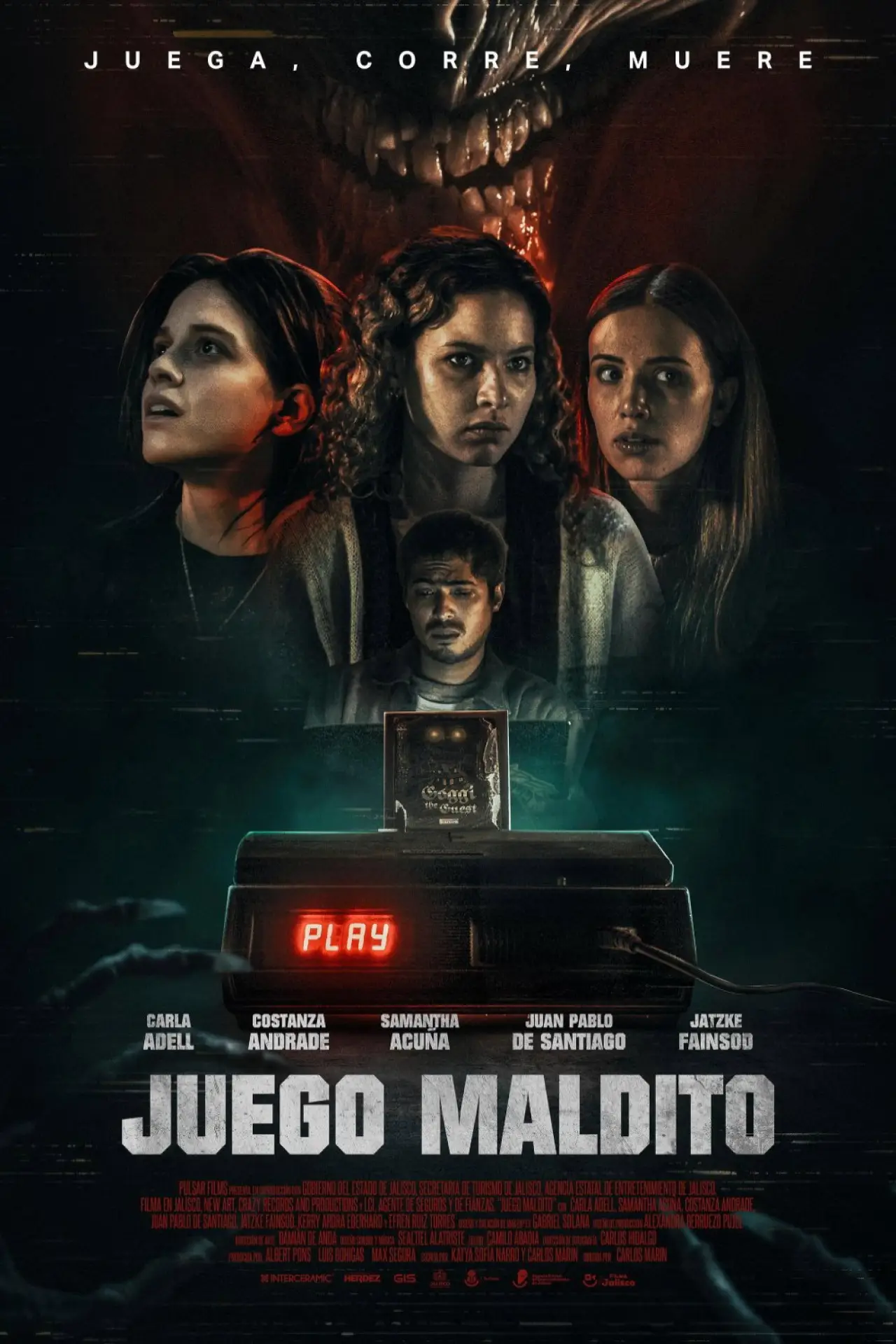 Plakat filmowy "Juego maldito"