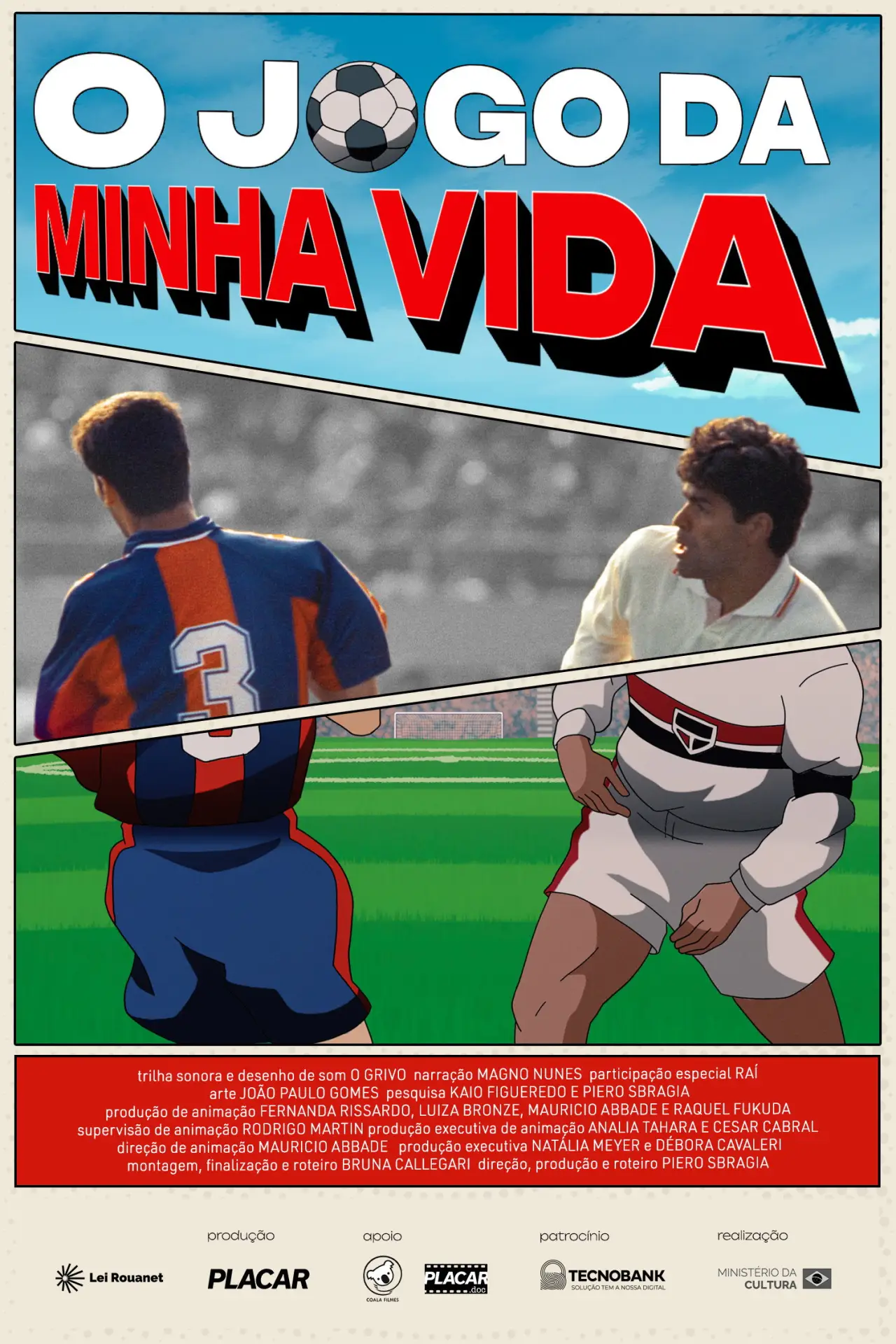 Plakat filmowy "O jogo da minha vida"