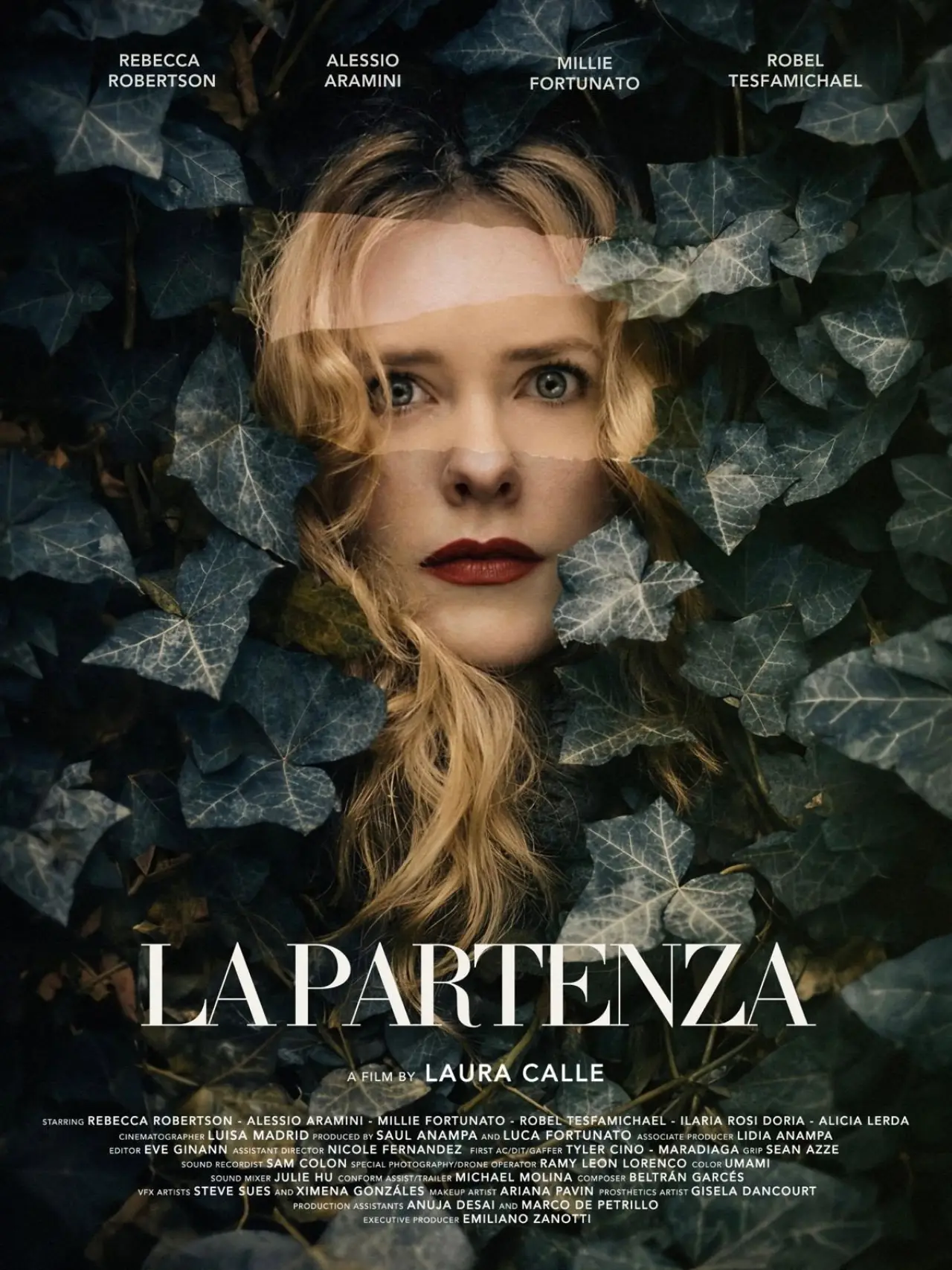 Plakat filmowy "La Partenza"