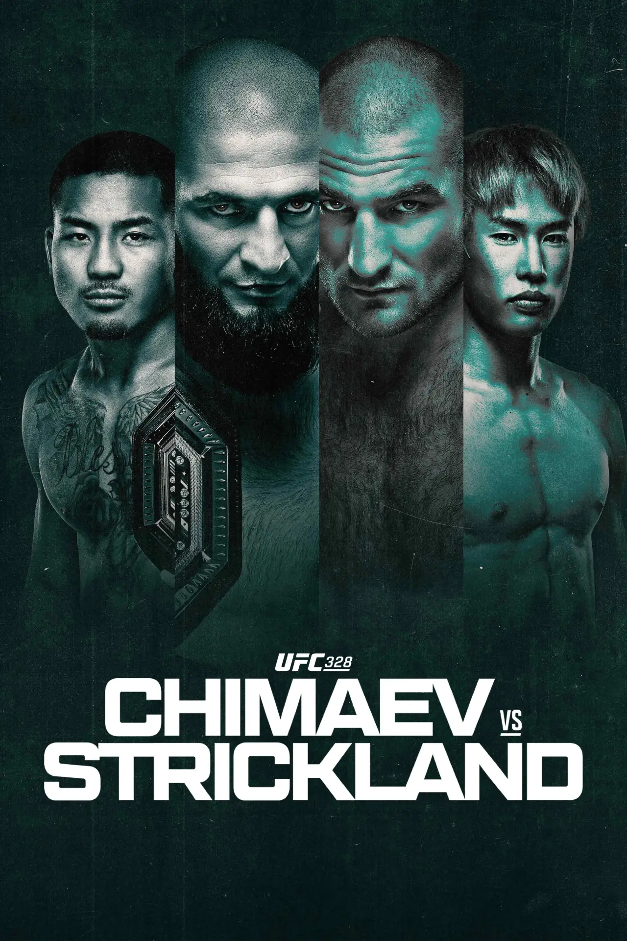 Plakat filmowy "UFC 328: Chimaev vs Strickland"