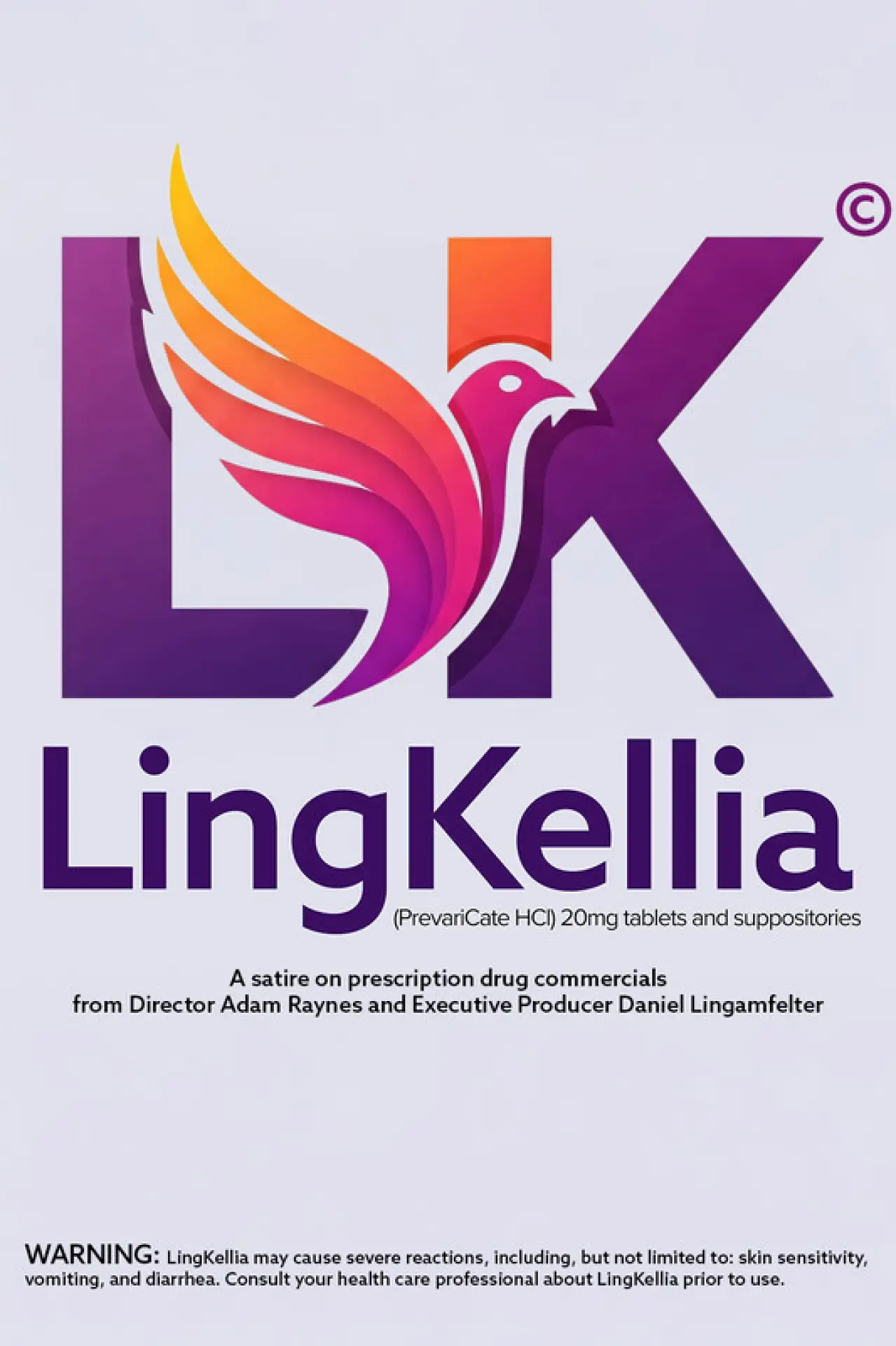 Plakat filmowy "LingKellia: Satirical Prescription Drug Commercial"