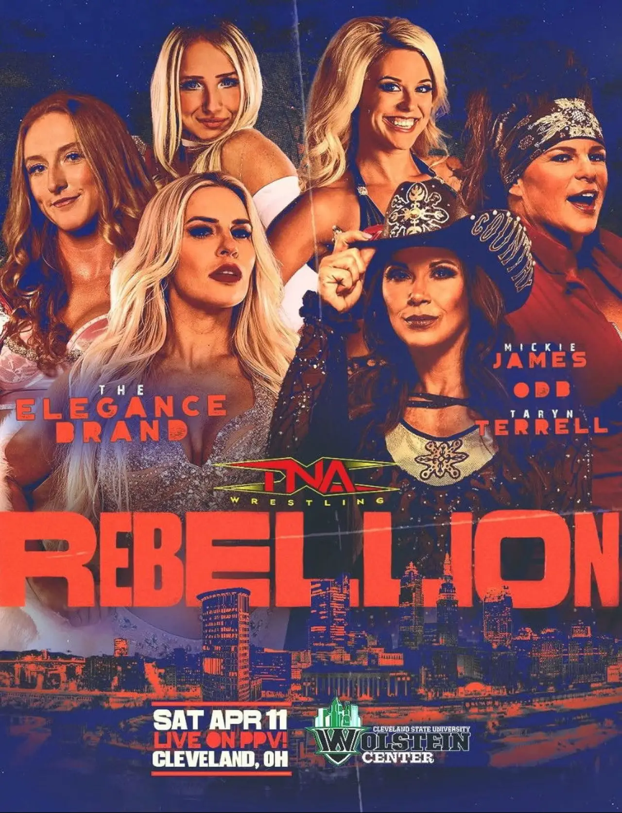 Plakat filmowy "TNA Rebellion 2026"