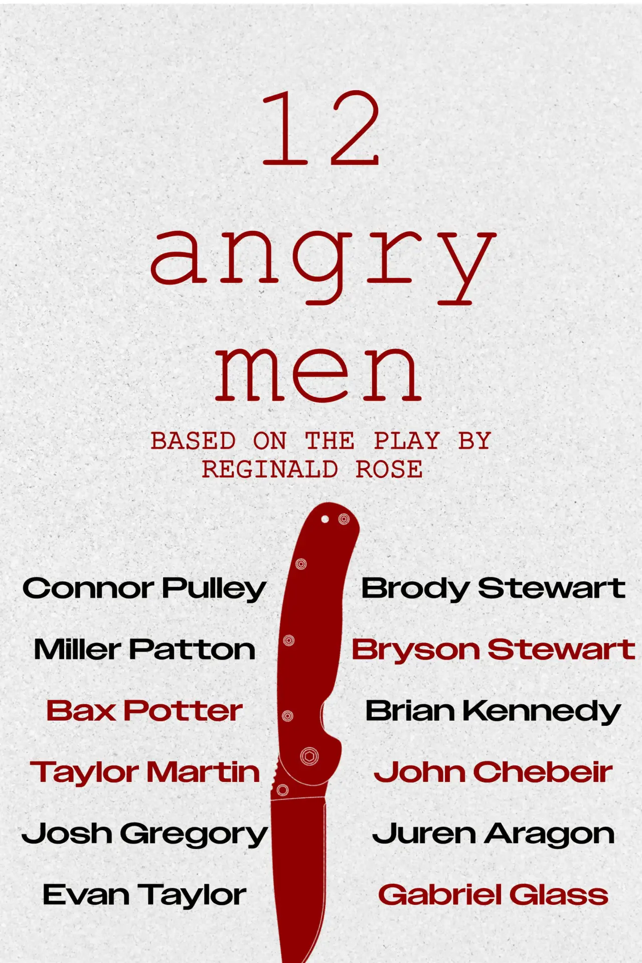 Plakat filmowy "12 Angry Men"