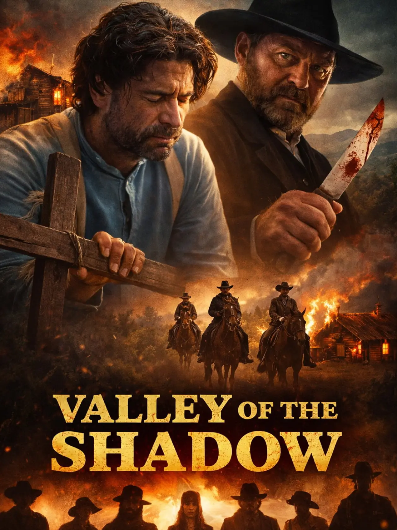 Plakat filmowy "Valley of the Shadow"