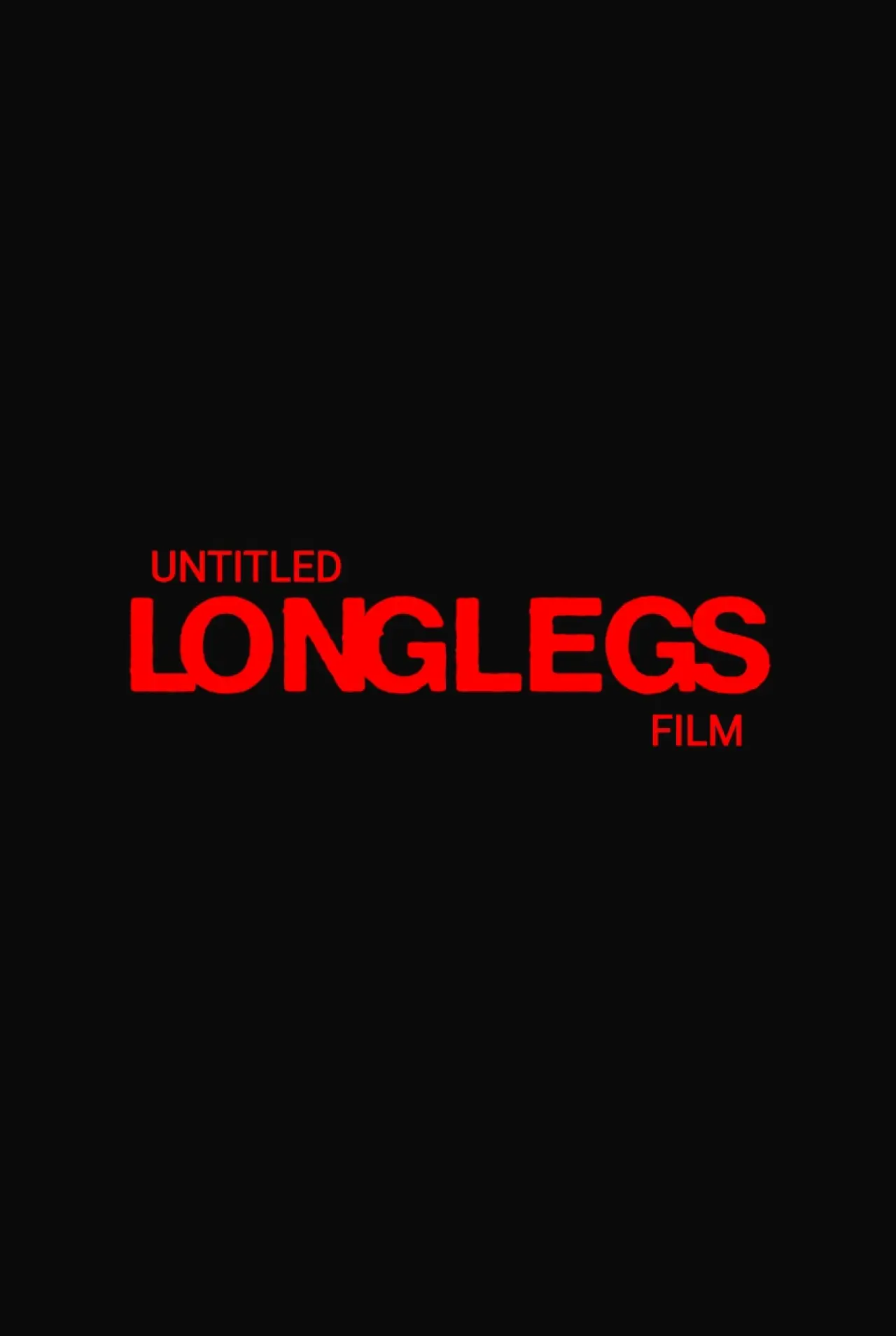 Plakat filmowy "Untitled Longlegs Film"