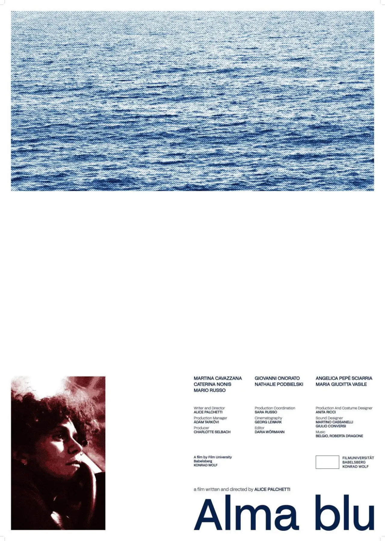 Plakat filmowy "Alma Blu"