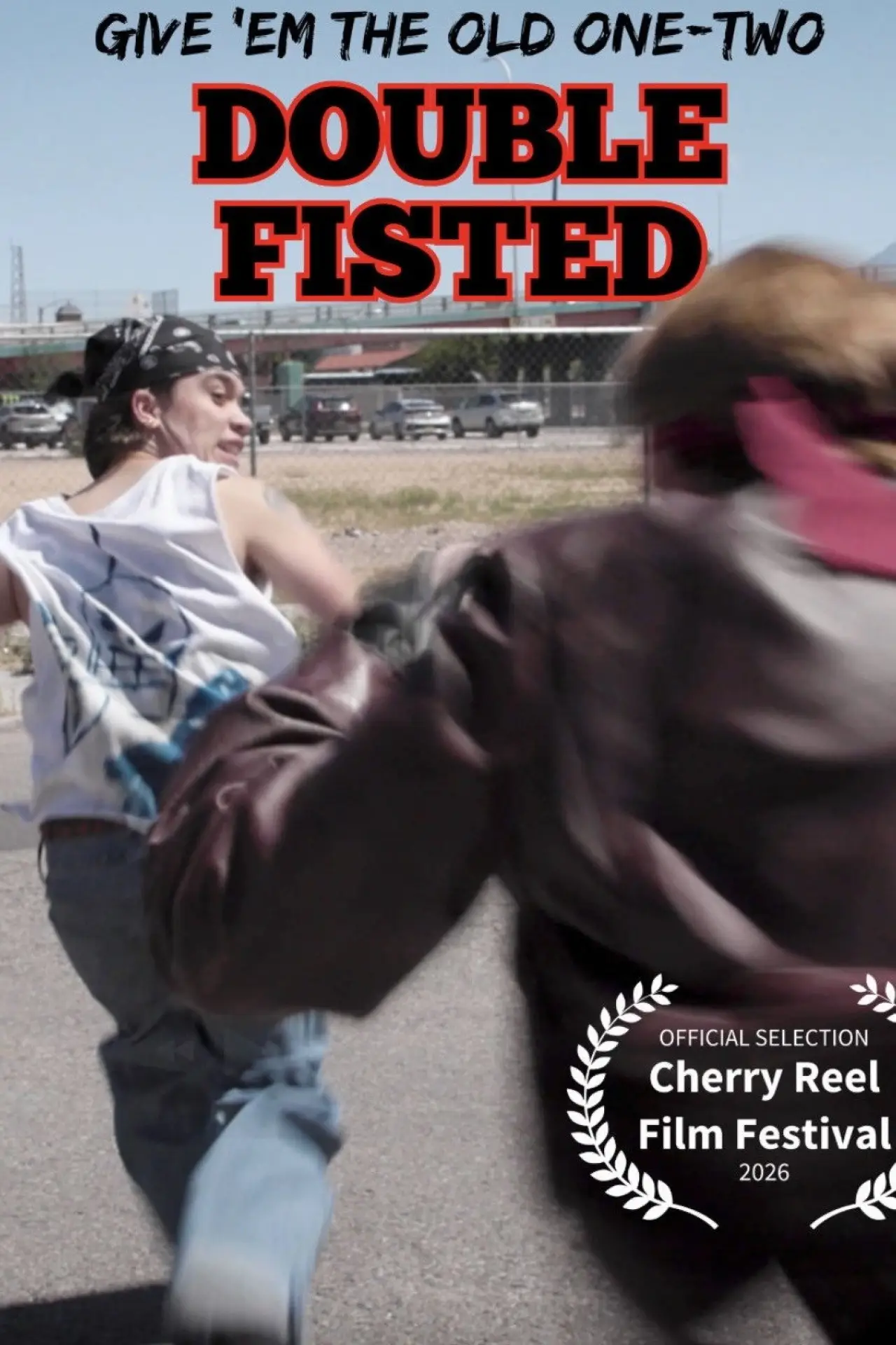 Plakat filmowy "Double Fisted"