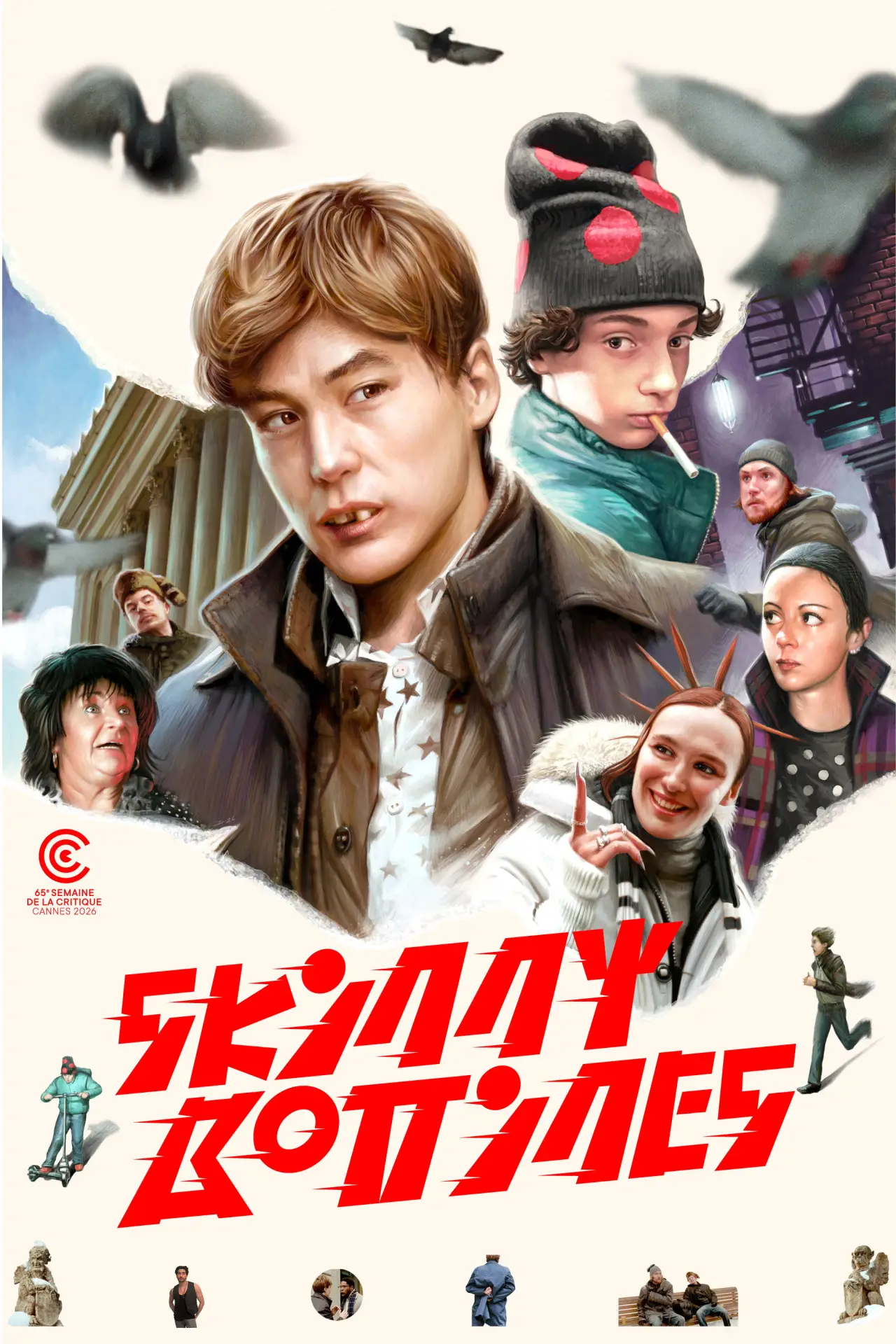 Plakat filmowy "Skinny Bottines"