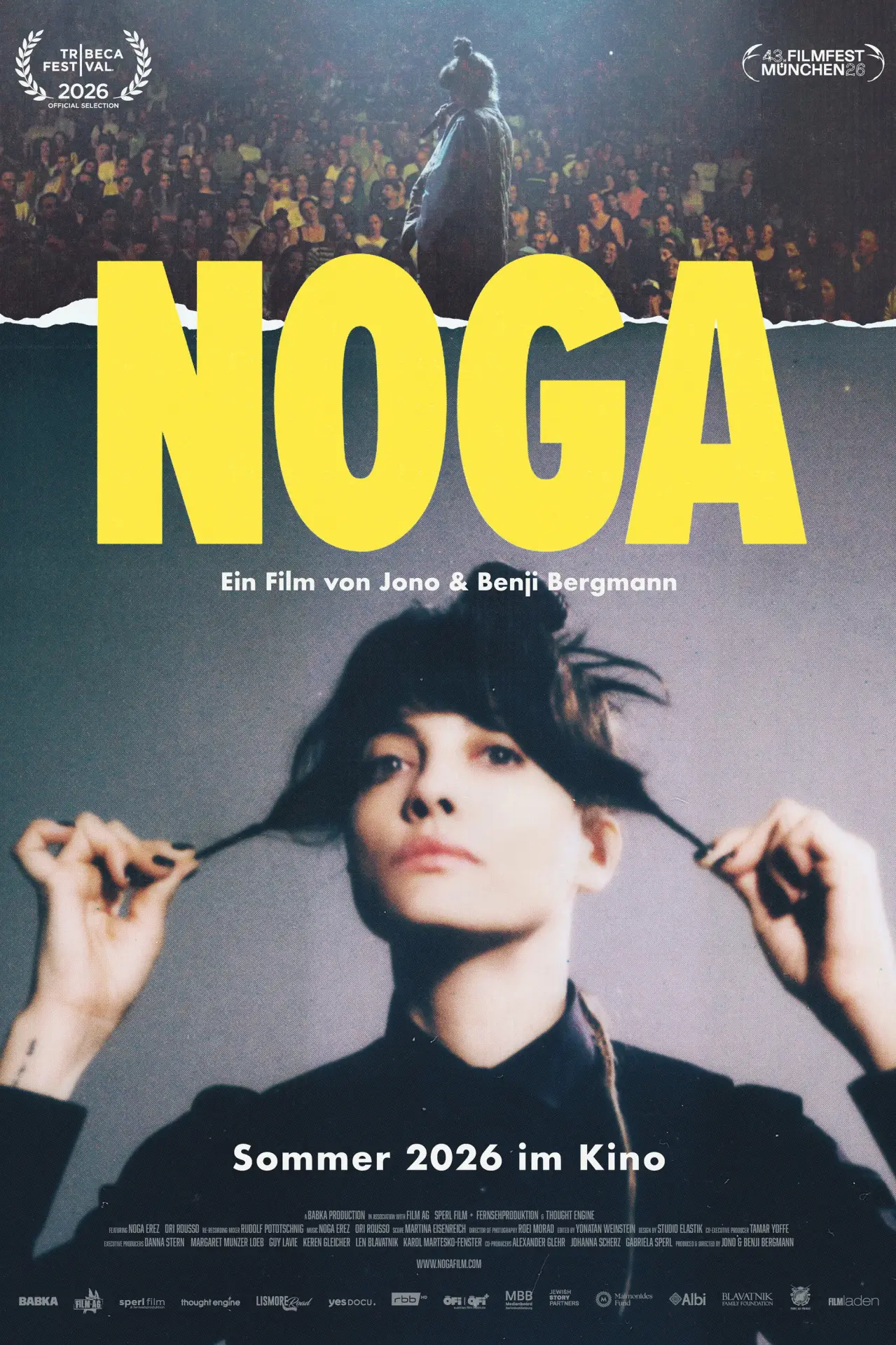 Plakat filmowy "Noga"