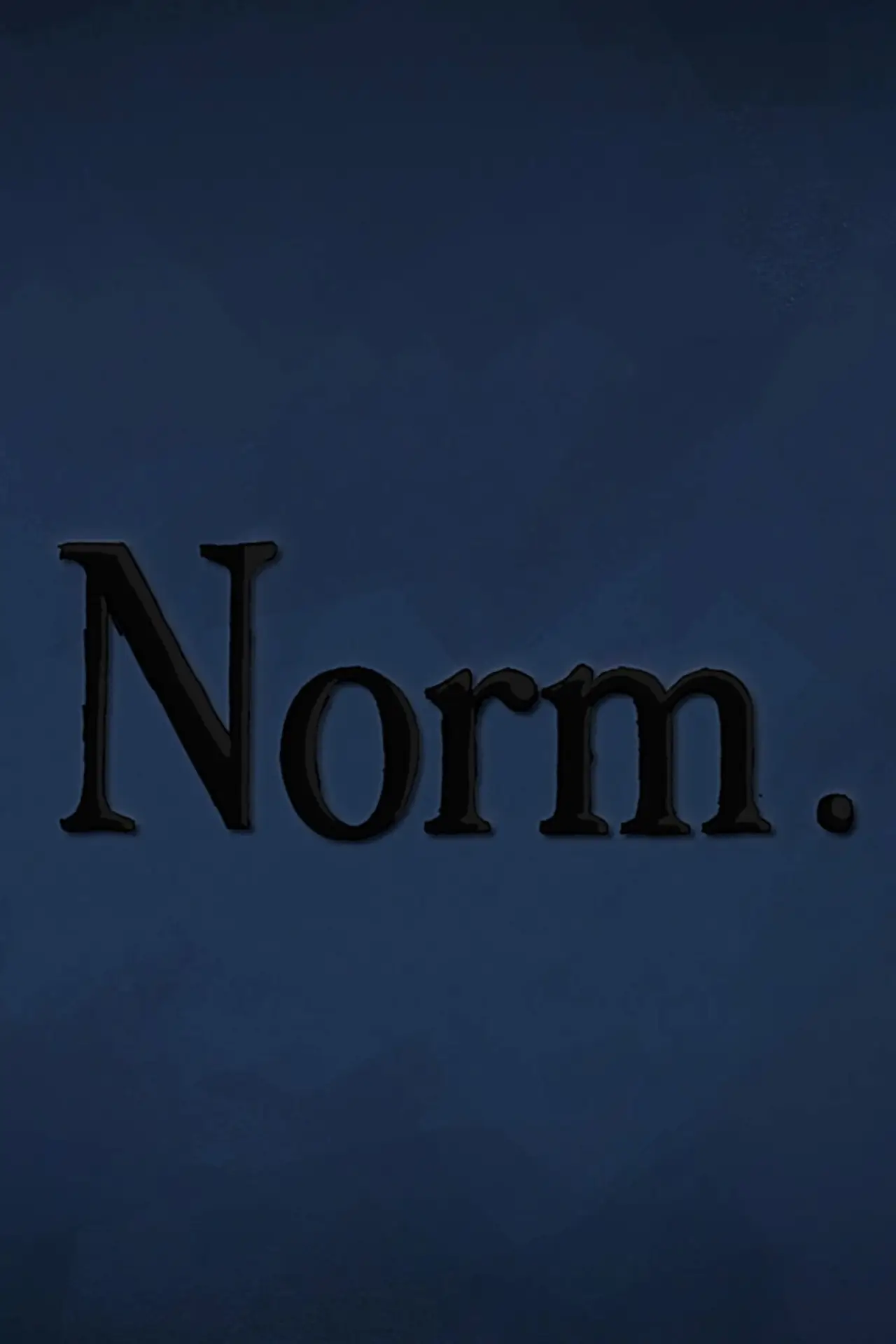 Plakat filmowy "Norm."