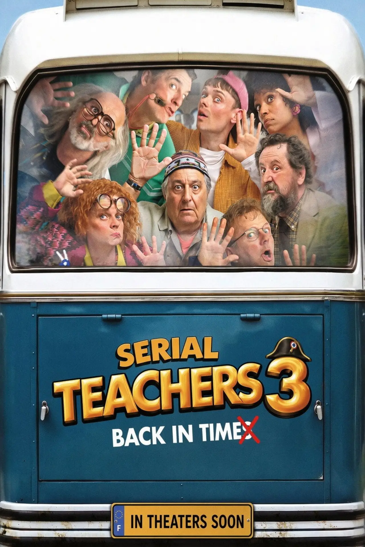 Plakat filmowy "Les Profs 3 - Back to le passé"