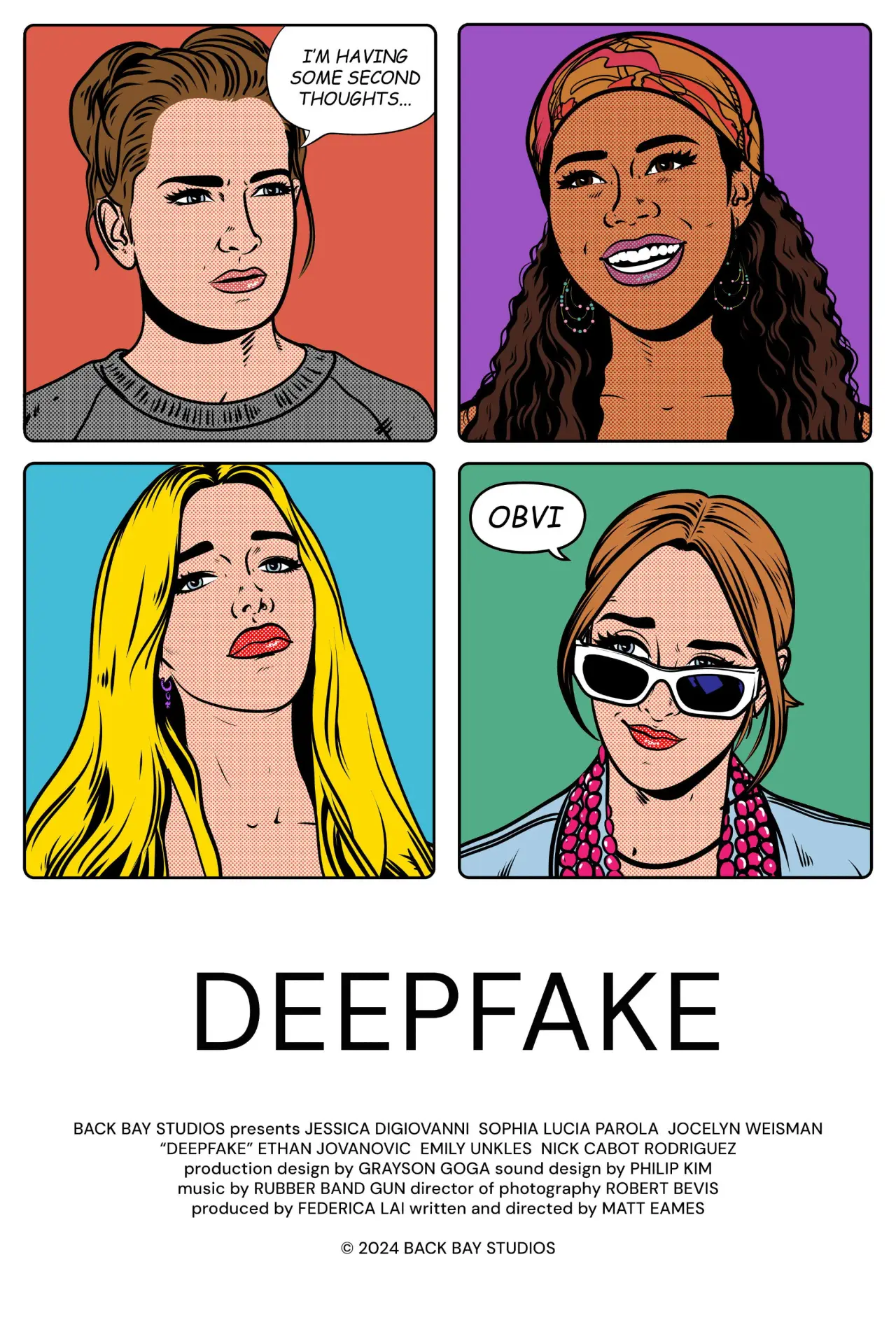 Plakat filmowy "Deepfake"