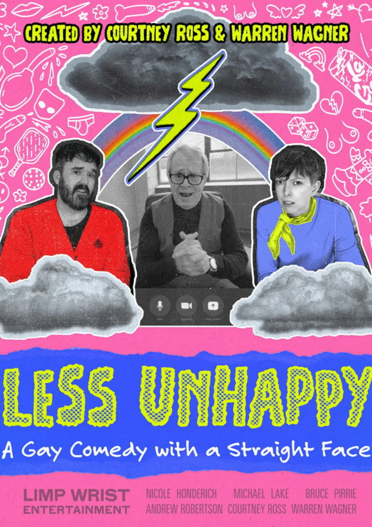 Plakat filmowy "Less Unhappy"