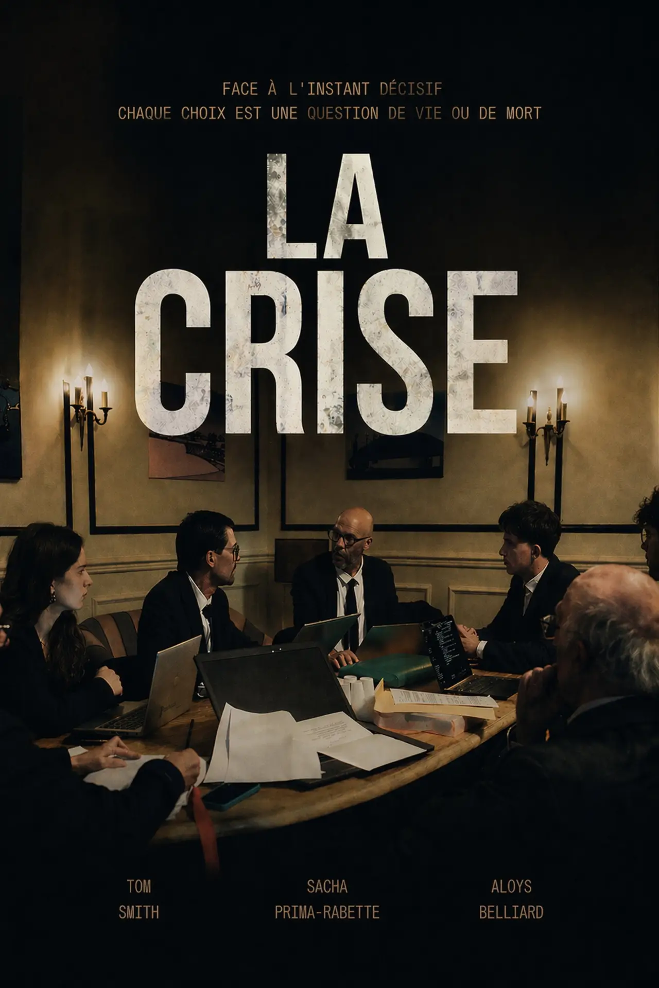 Plakat filmowy "La crise"
