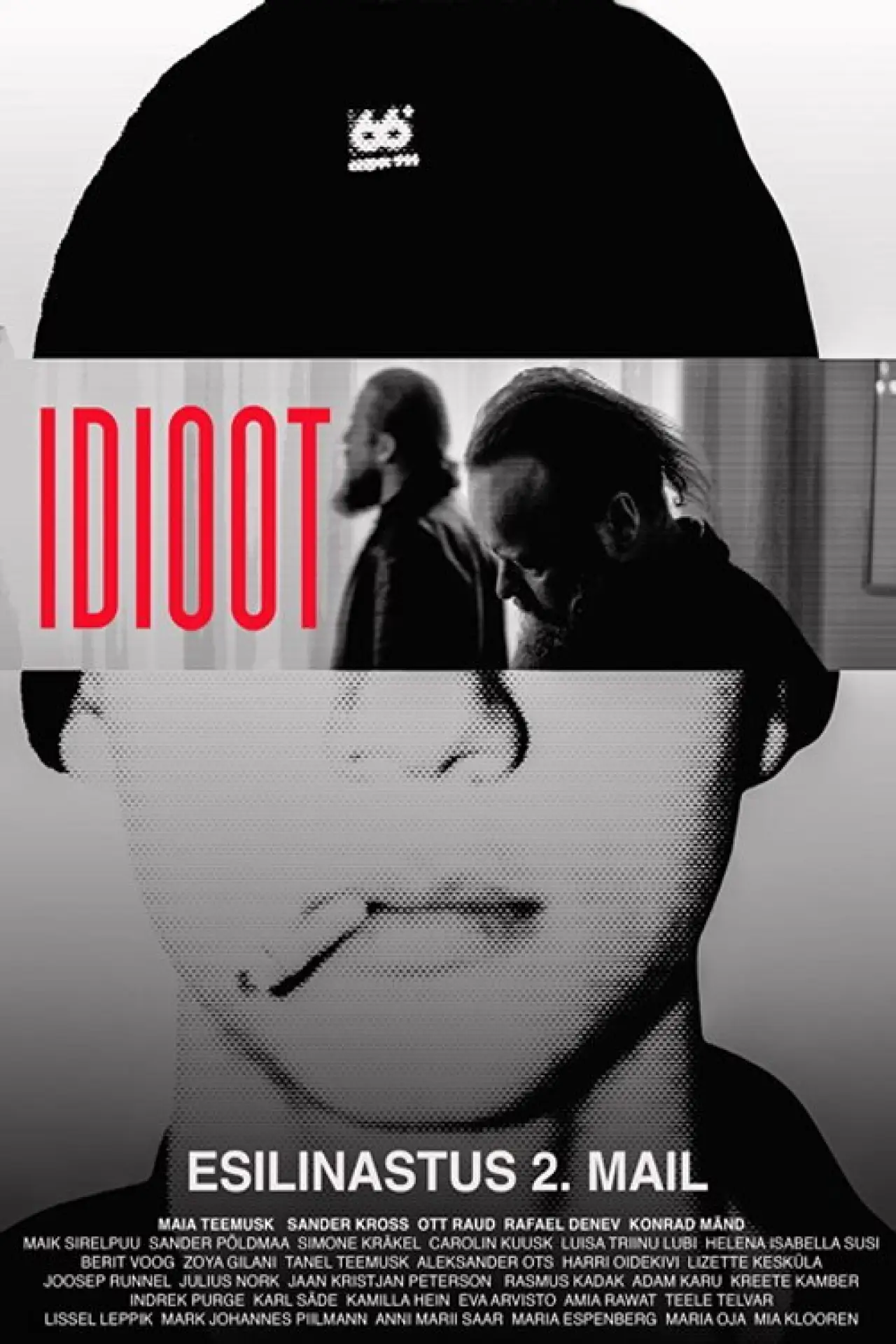 Plakat filmowy "Idioot"