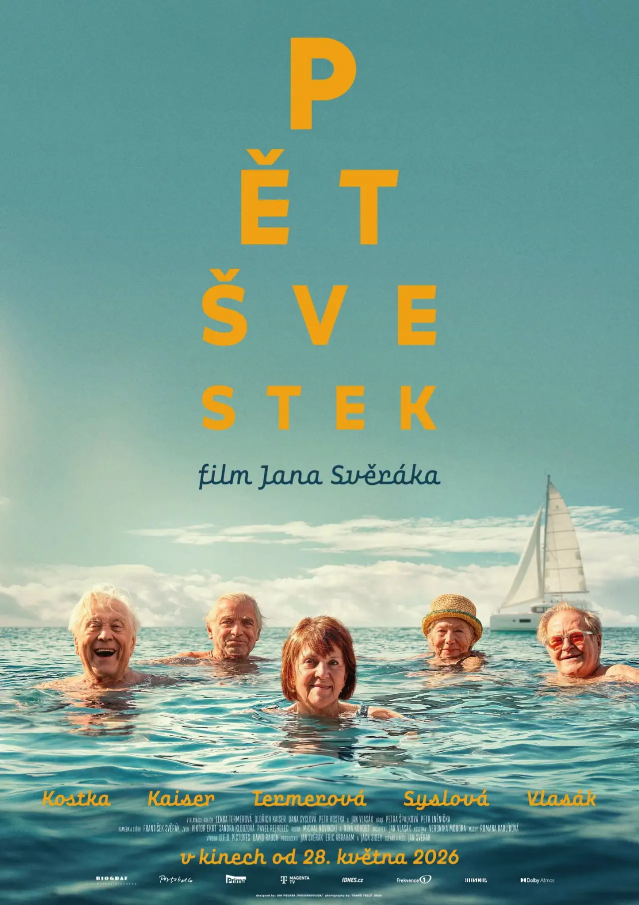 Plakat filmowy "Pět švestek"