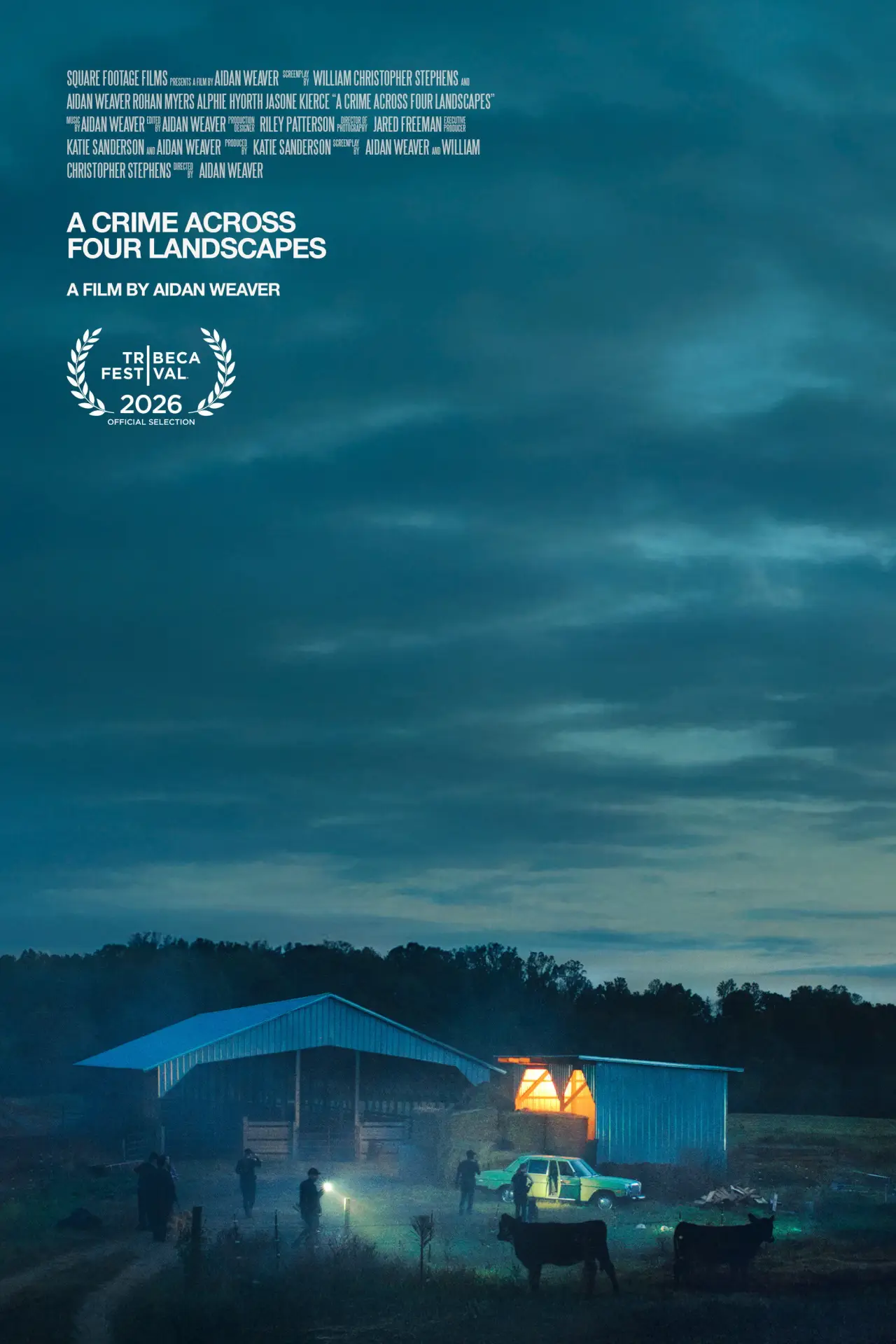 Plakat filmowy "A Crime Across Four Landscapes"