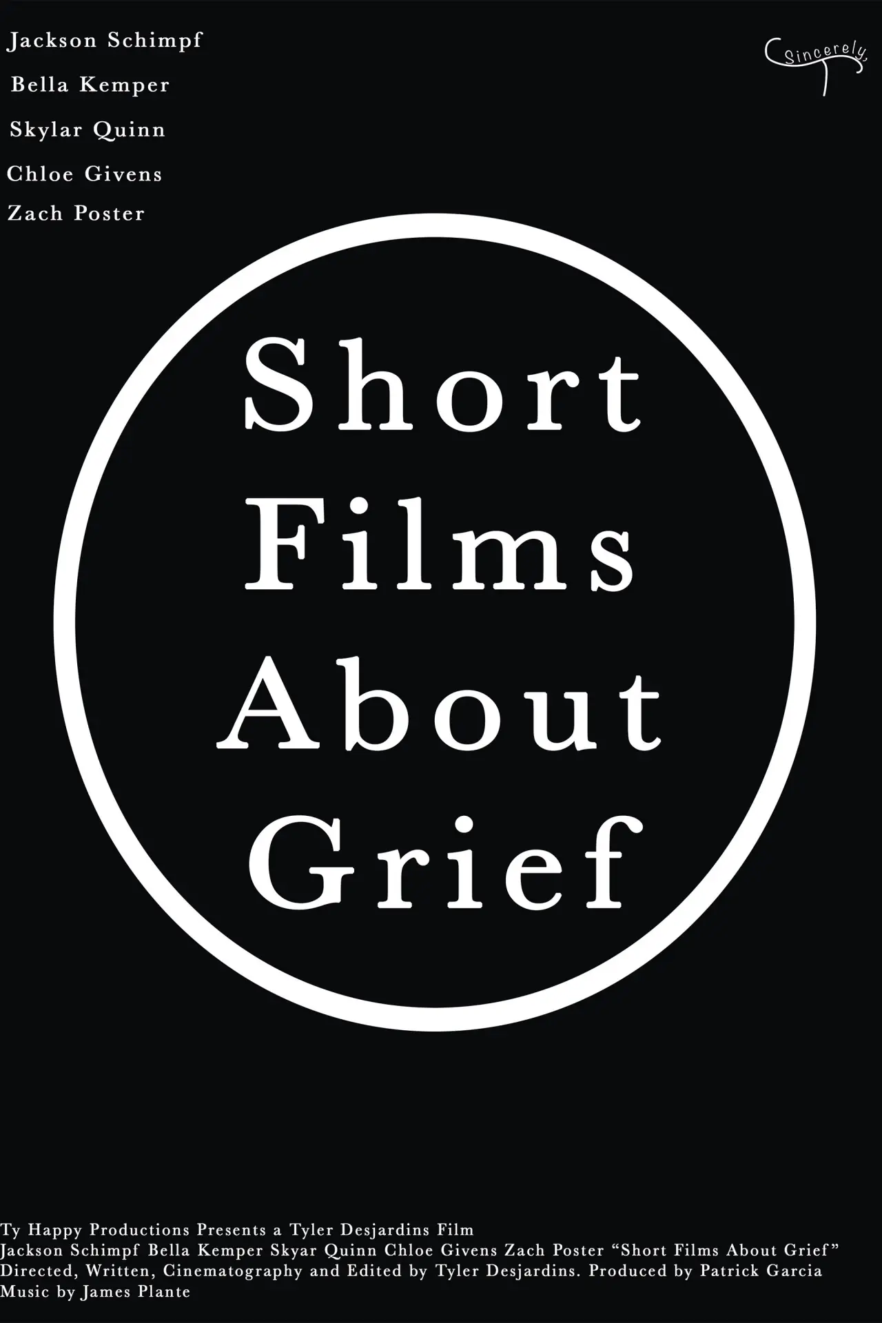 Plakat filmowy "Short Films About Grief"